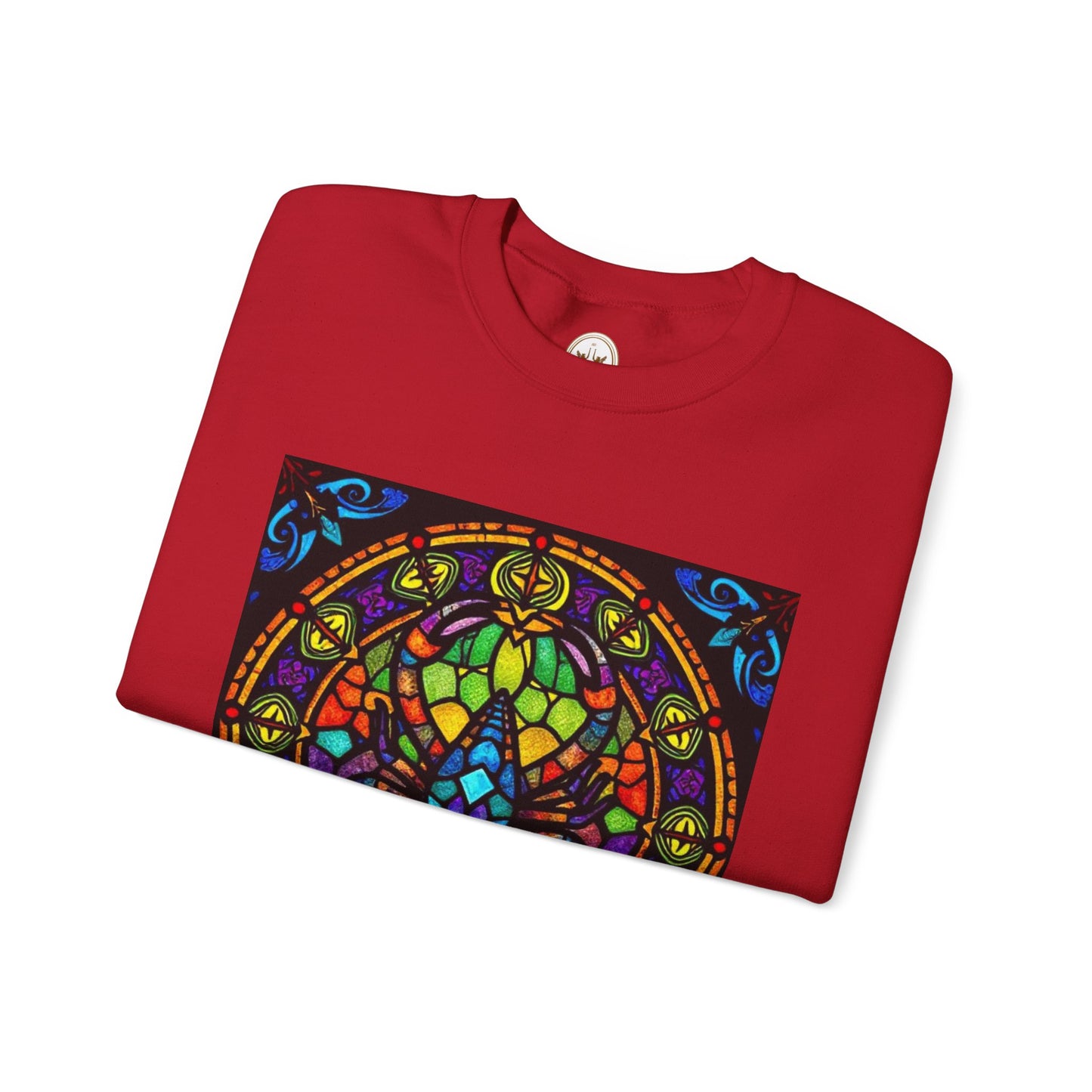Unisex Heavy Blend™ Crewneck Sweatshirt, Glass 1, Scorpio Zodiac Design