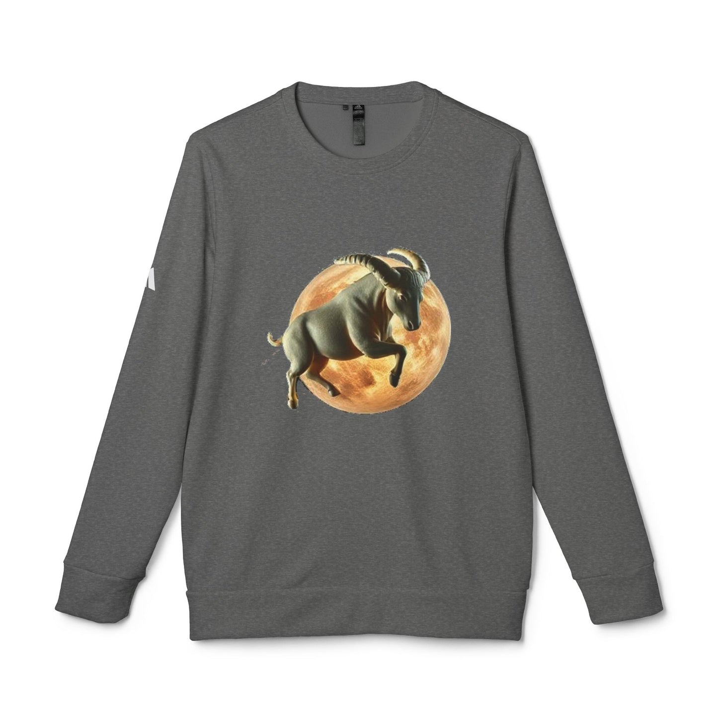 Adidas, Unisex Fleece Crewneck Sweatshirt, Taurus, Planet Animal, Zodiac