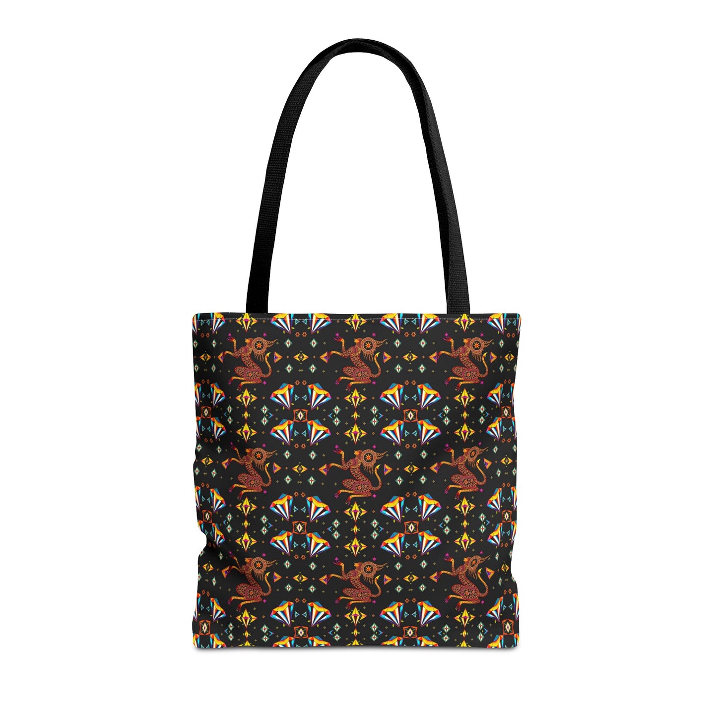 Tote Bag (AOP), Virgo, Zodiac, Jewel Pattern