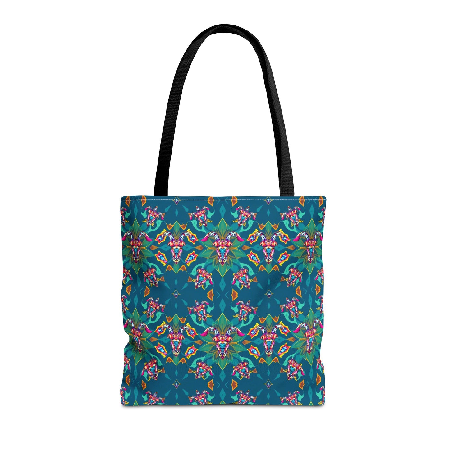 Tote Bag (AOP), Taurus, Zodiac v1, Jewel Pattern