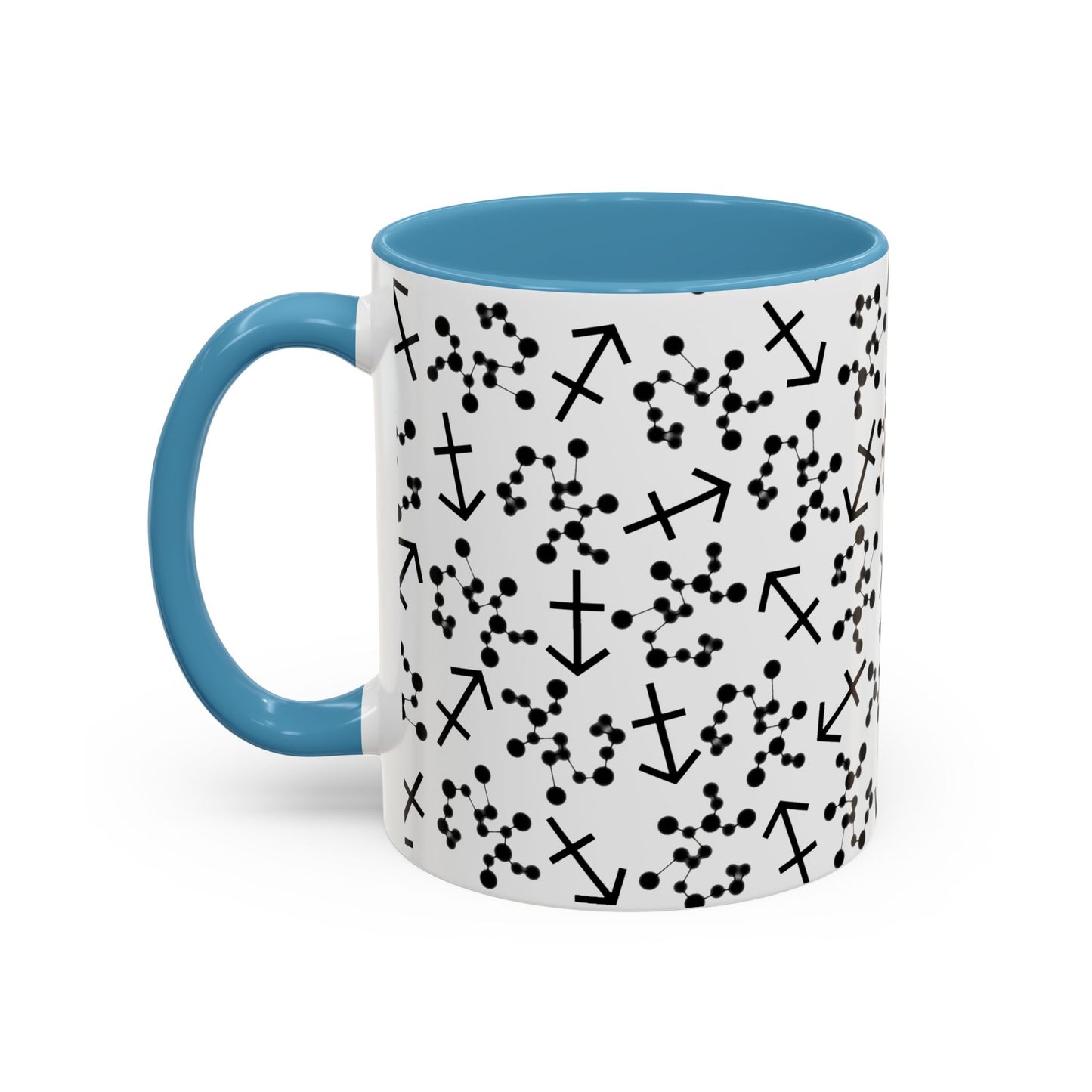 Accent Coffee Mug with the Sagittarius sign (11, 15oz)