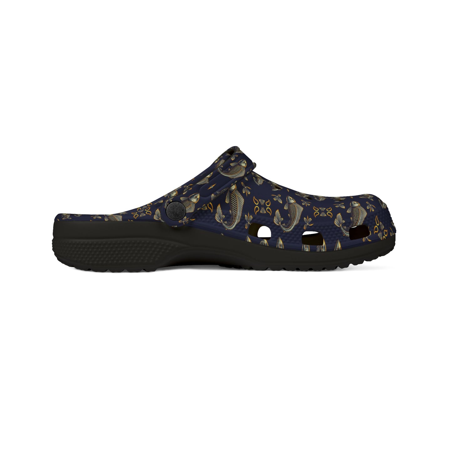 EVA Foam Rubber Shoes, (AOP), Pisces, Zodiac, Pattern