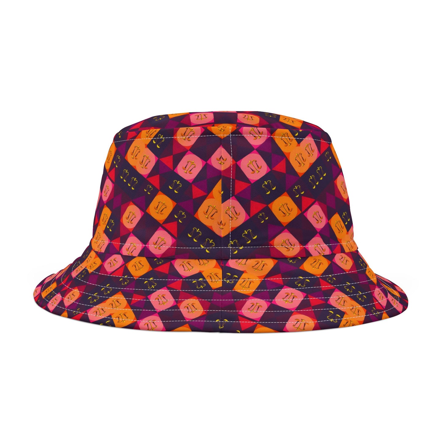 Bucket Hat, (AOP), Libra, Zodiac, Shape Pattern