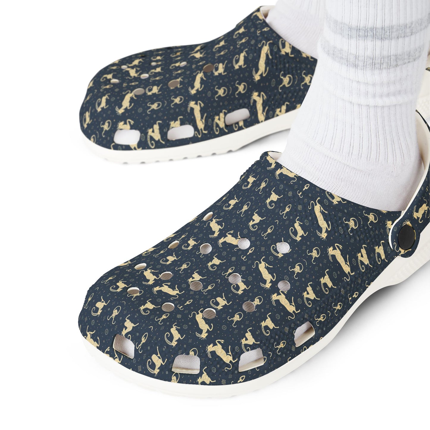 EVA Foam Rubber Shoes, (AOP), Capricorn, Zodiac v4, Pattern