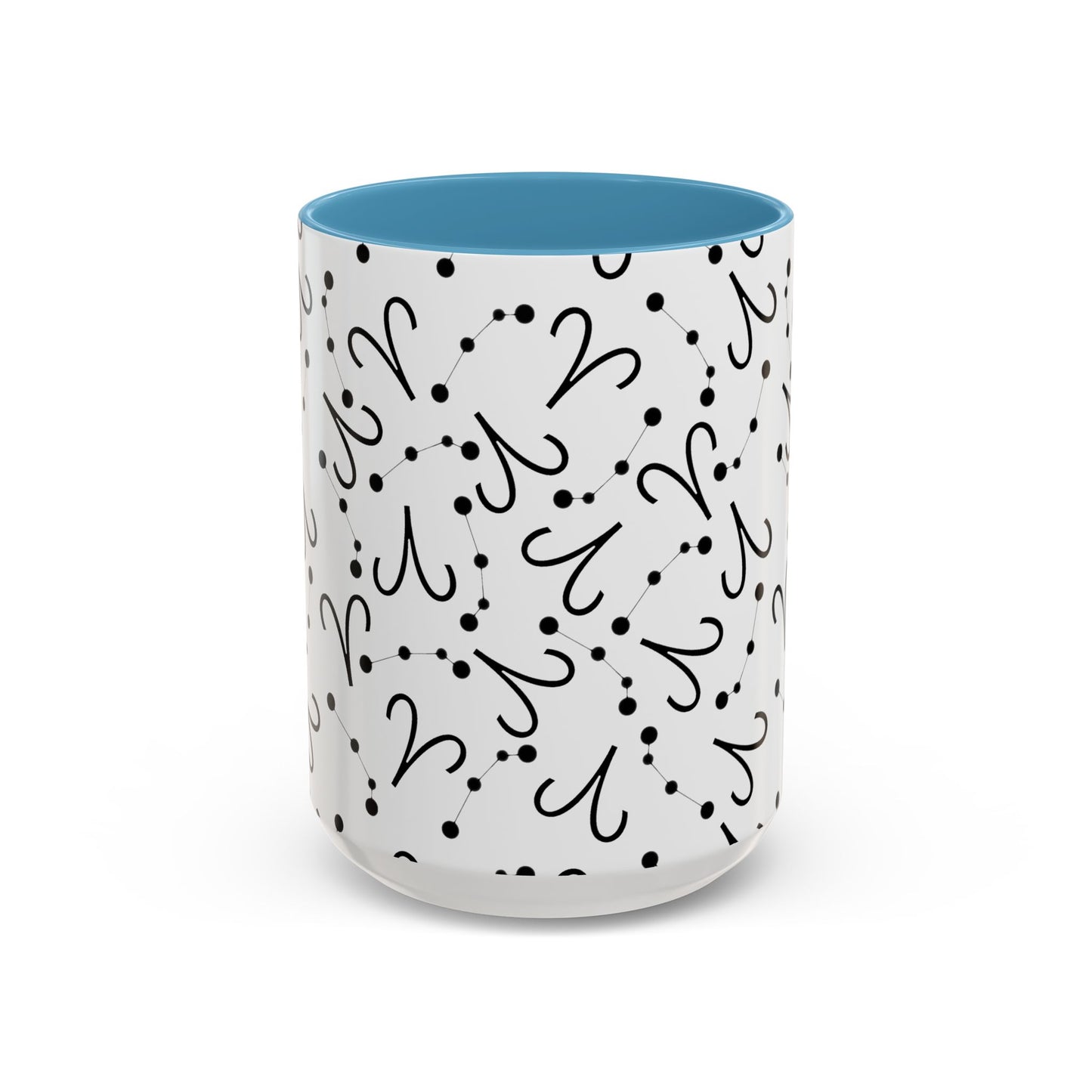 Accent Coffee Mug with the Aries sign (11, 15oz)