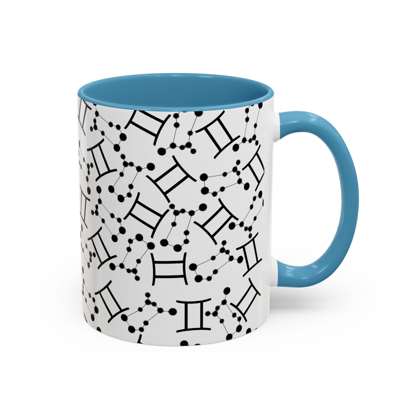 Accent Coffee Mug with the Gemini sign (11, 15oz)