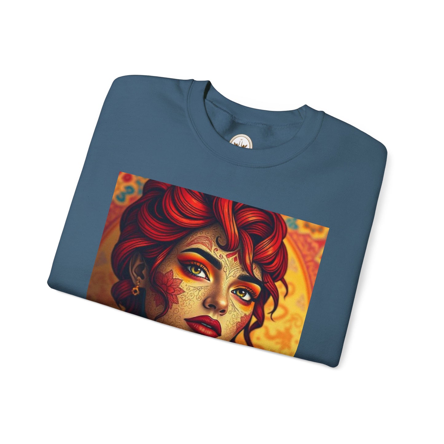 Unisex Heavy Blend™ Crewneck Sweatshirt, Aquarius, Zodiac v2, Sexy Pattern