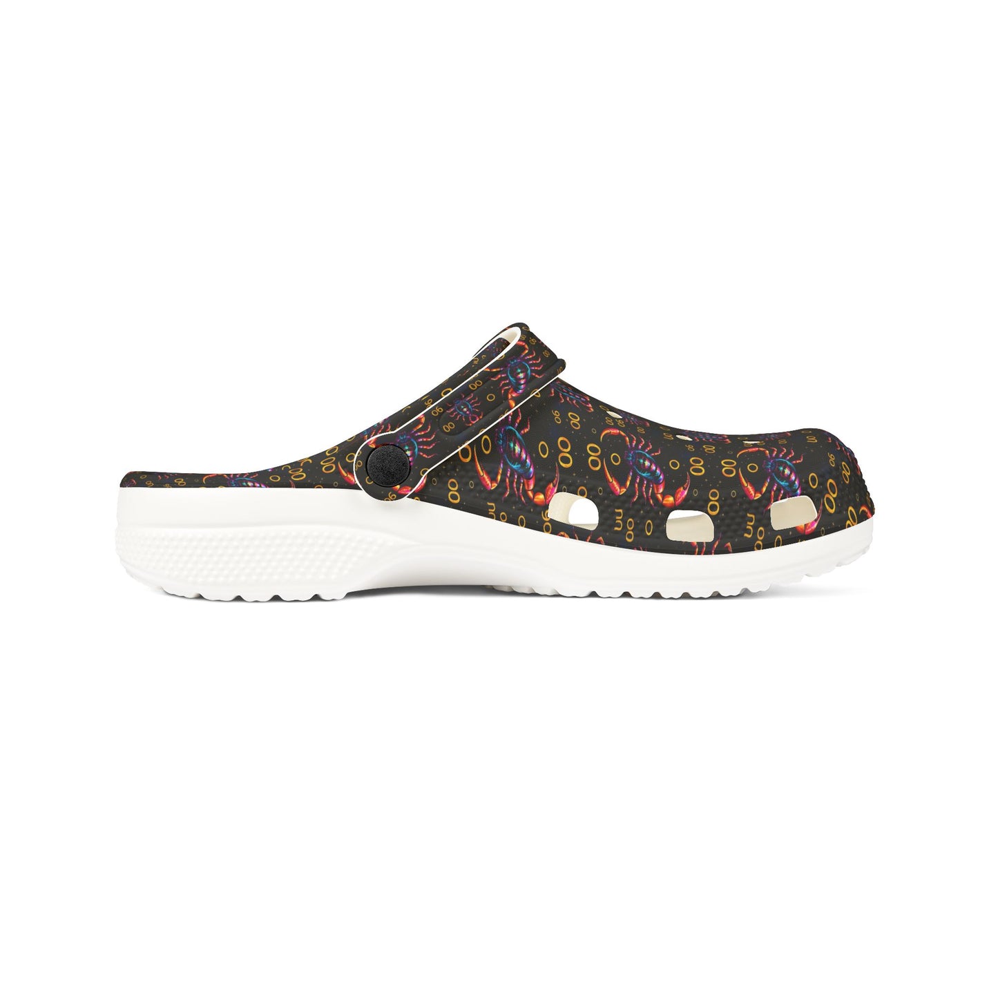EVA Foam Rubber Shoes, (AOP), Scorpio, Zodiac v4, Pattern