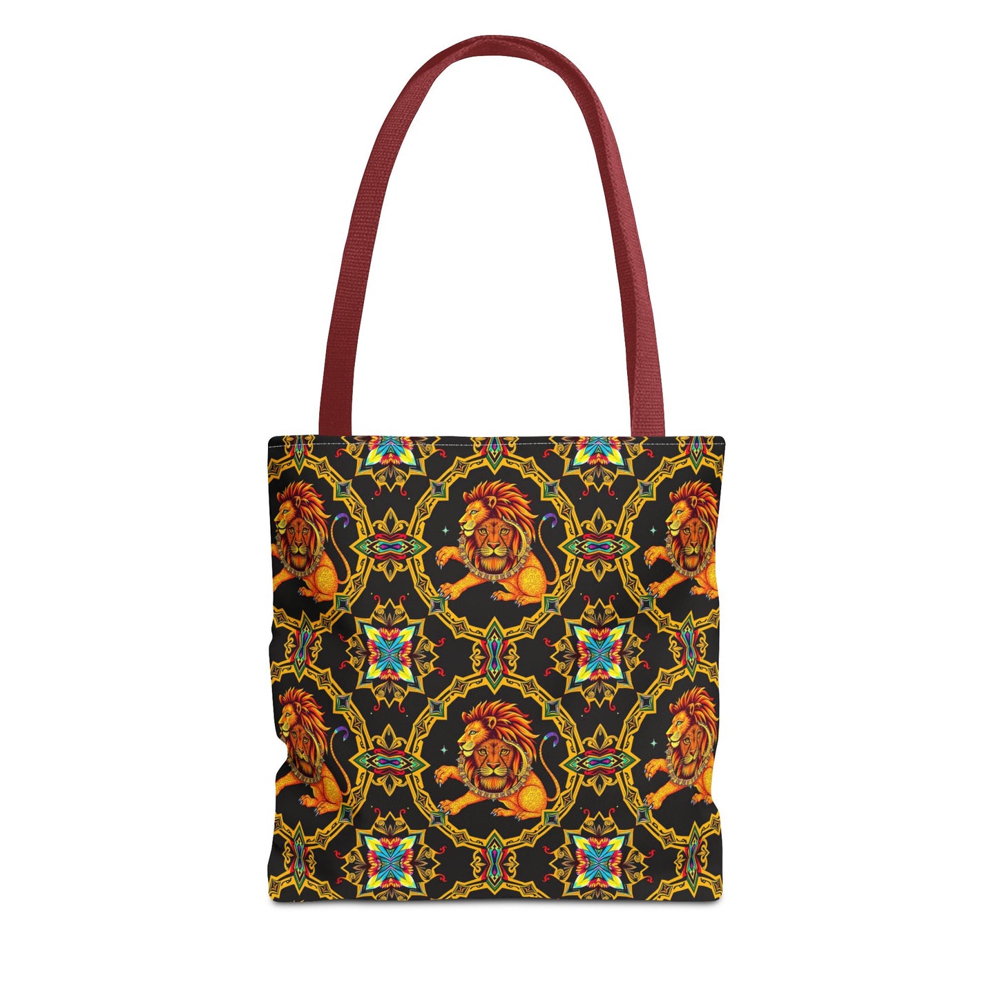 Tote Bag (AOP), Leo, Zodiac, Jewel Pattern