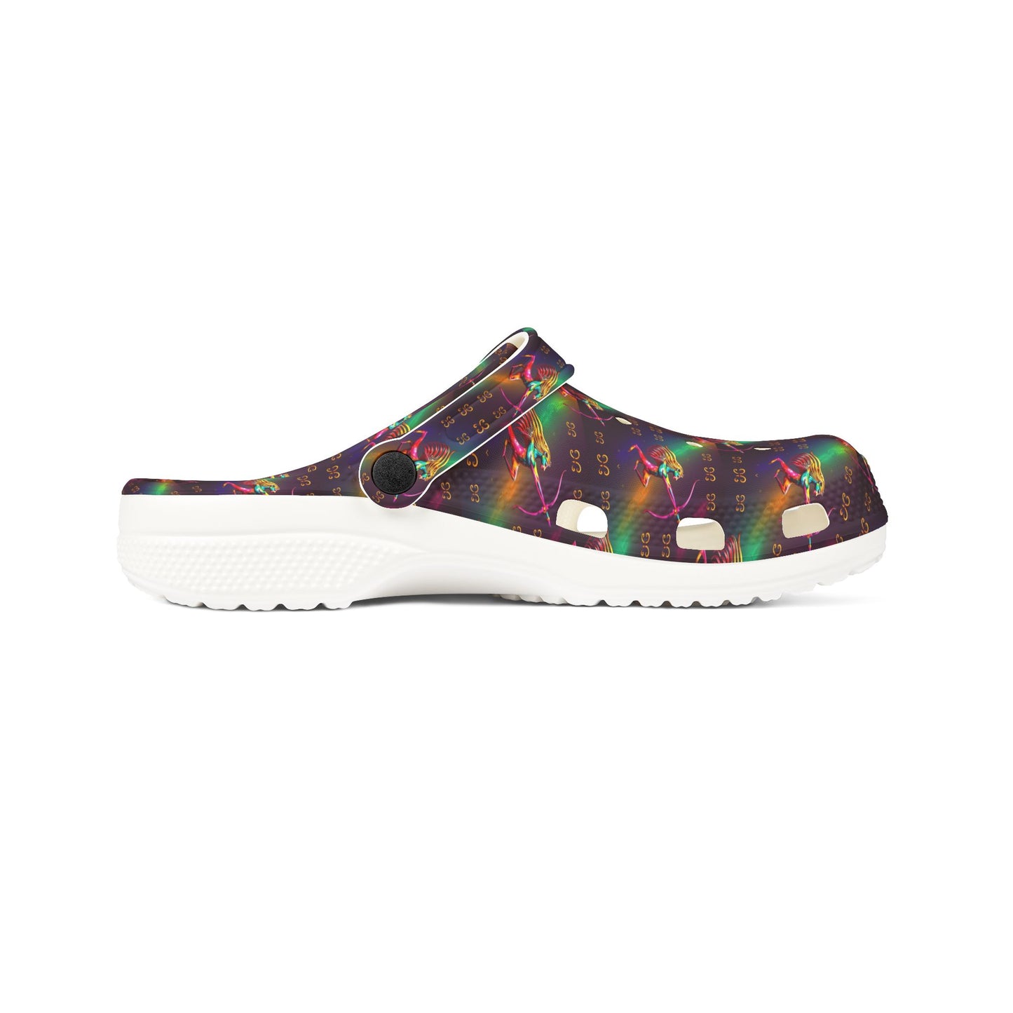 EVA Foam Rubber Shoes, (AOP), Sagittarius, Zodiac v1, Pattern