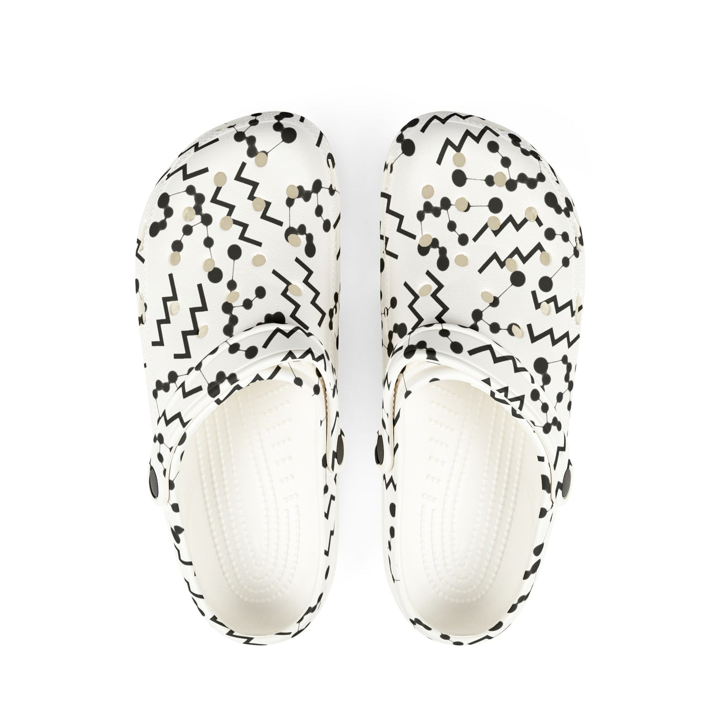 EVA Foam Rubber Shoes (AOP), Material 100% EVA, Aquarius Zodiac Design