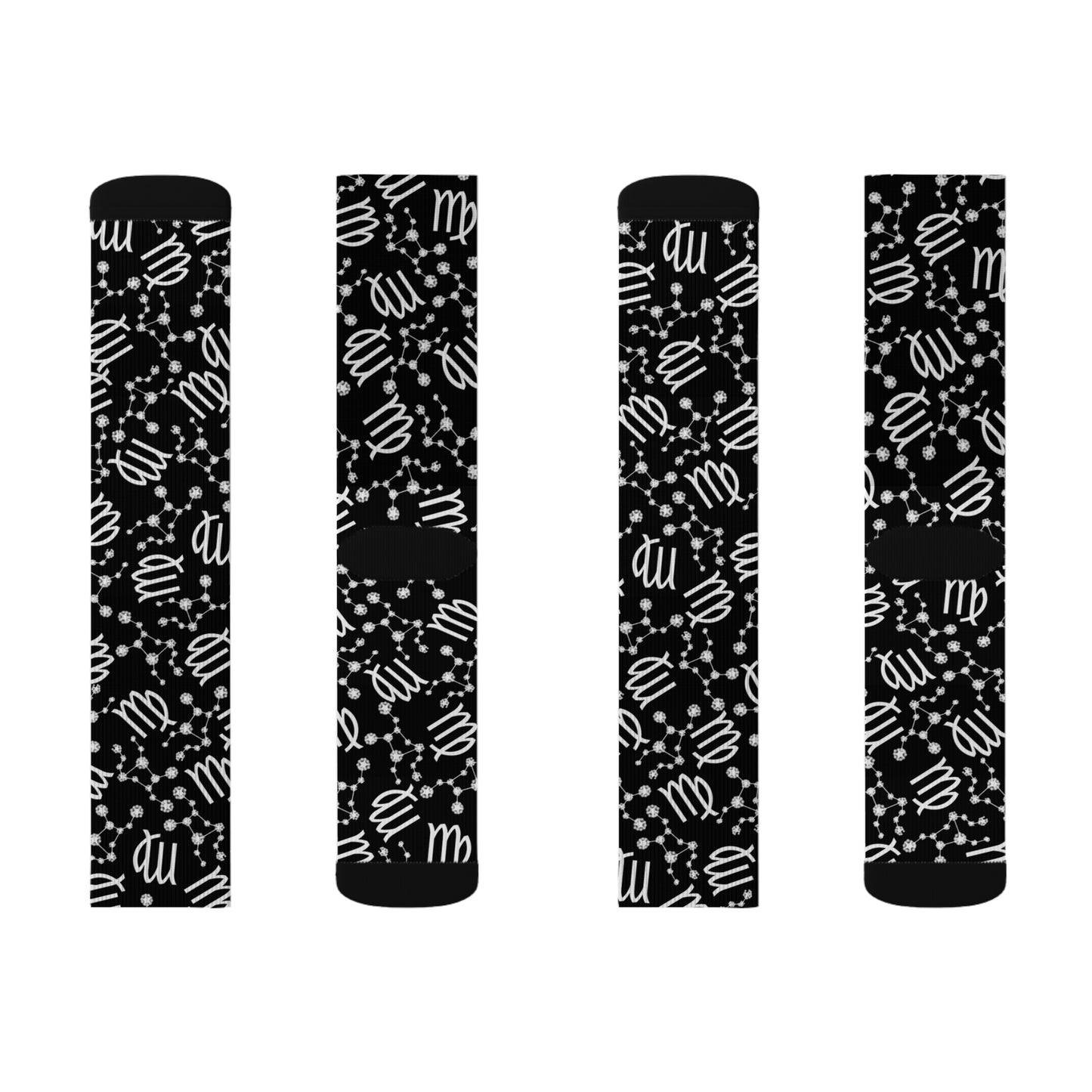 Zodiac Sublimation Socks Virgo Zodiac sign