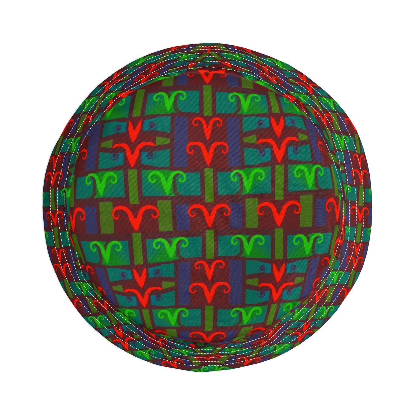 Bucket Hat, (AOP), Aries, Zodiac, Shape Pattern