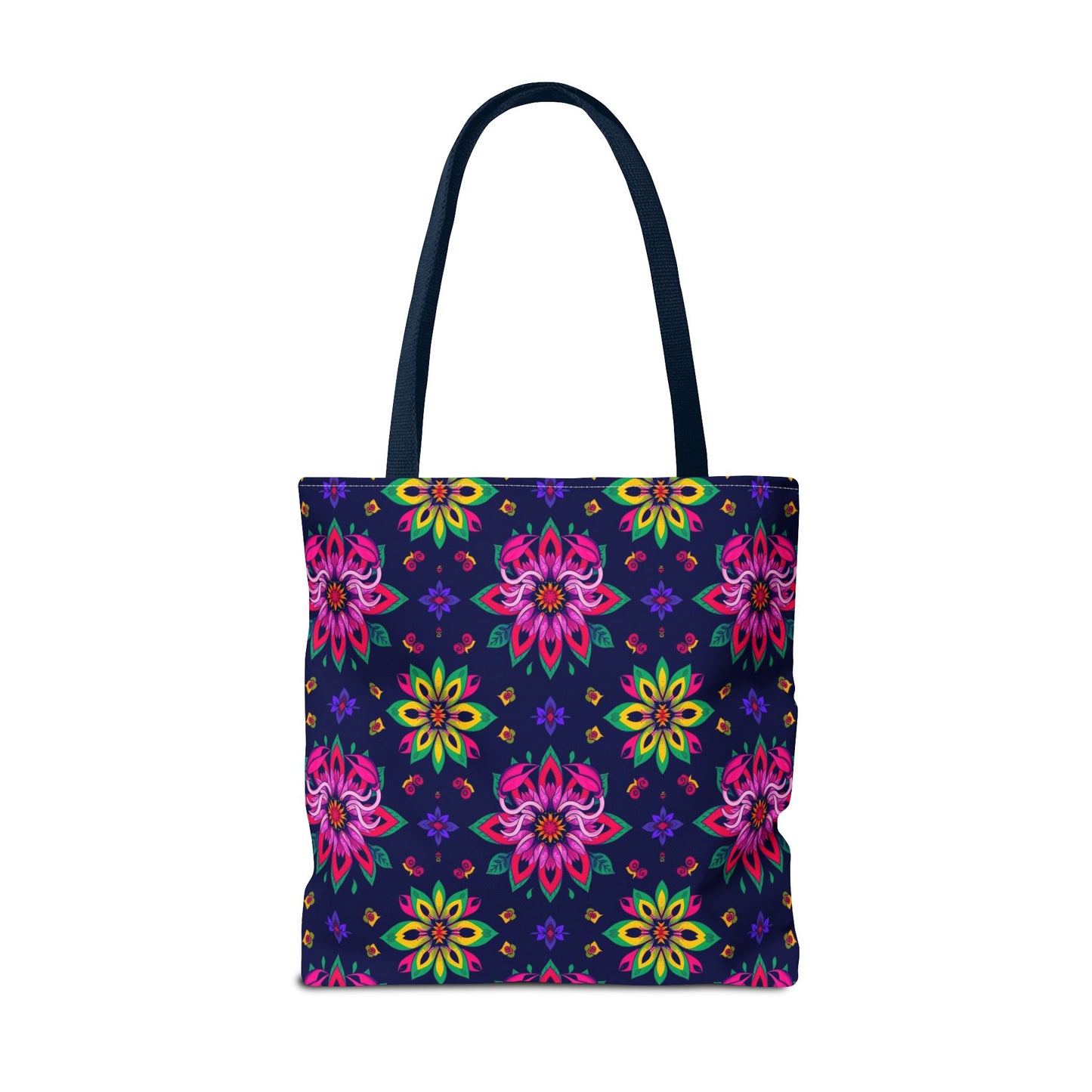 Tote Bag (AOP), Scorpio, Zodiac v2, Flower Pattern