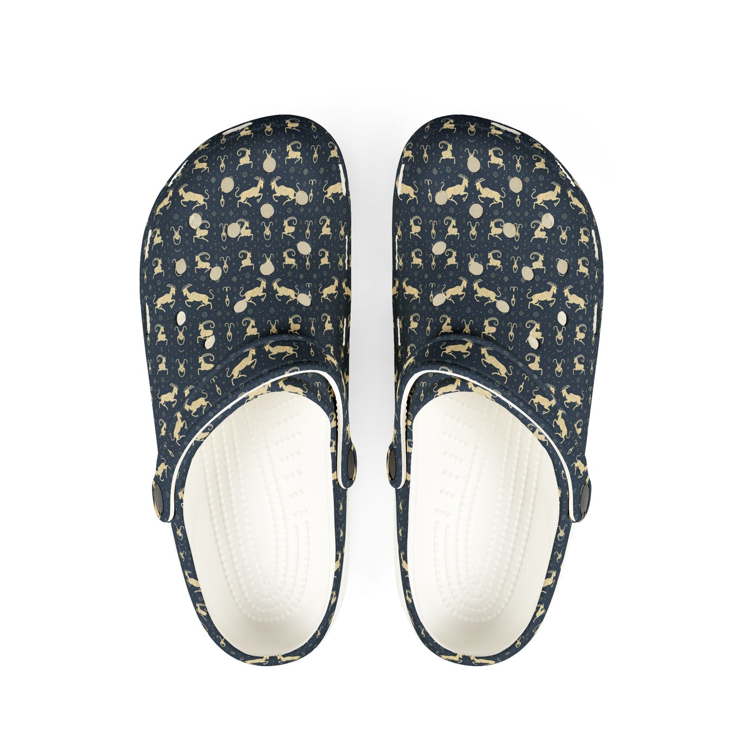 EVA Foam Rubber Shoes, (AOP), Capricorn, Zodiac v4, Pattern