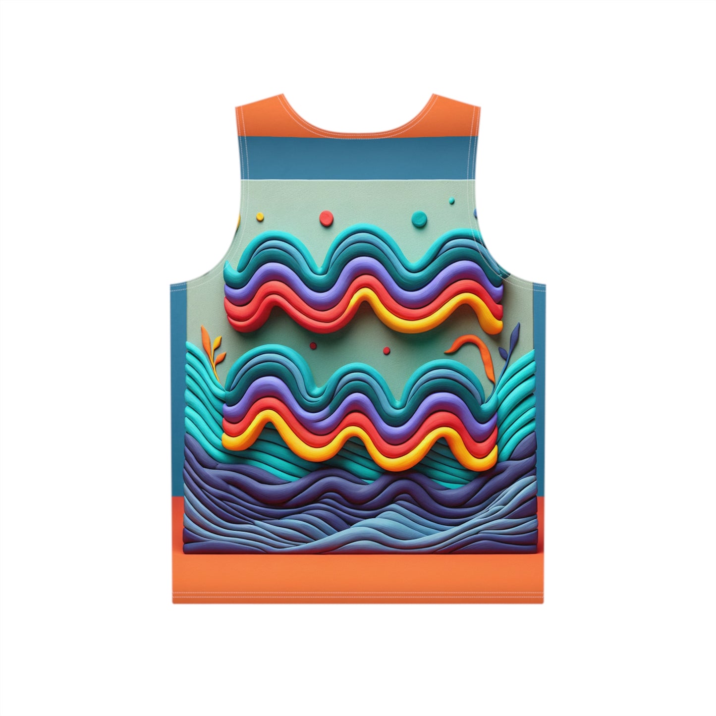 Men's Tank (AOP), Regular fit, Aquarius Painting Zodiac Sign