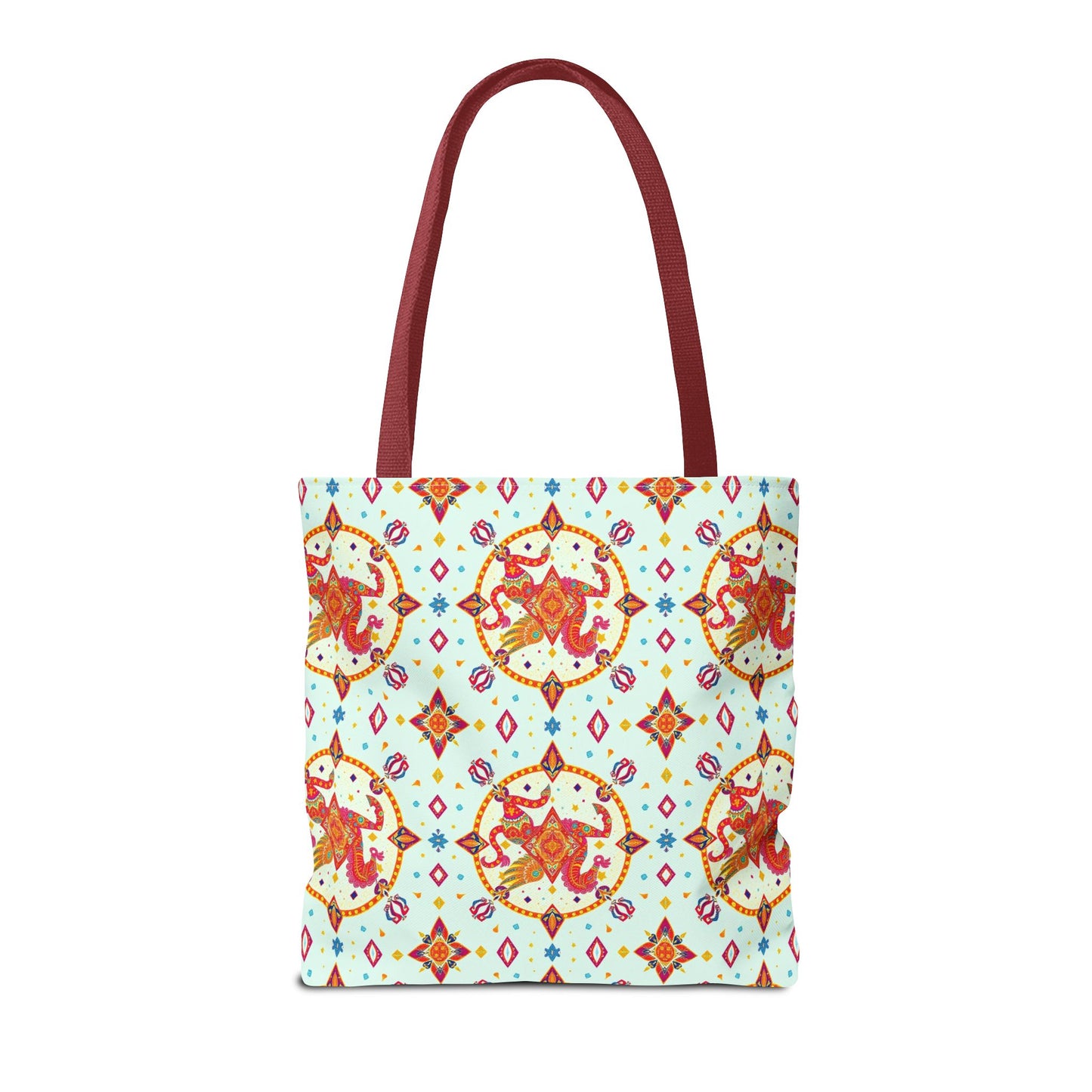 Tote Bag (AOP), Aquarius, Zodiac v1, Jewel Pattern