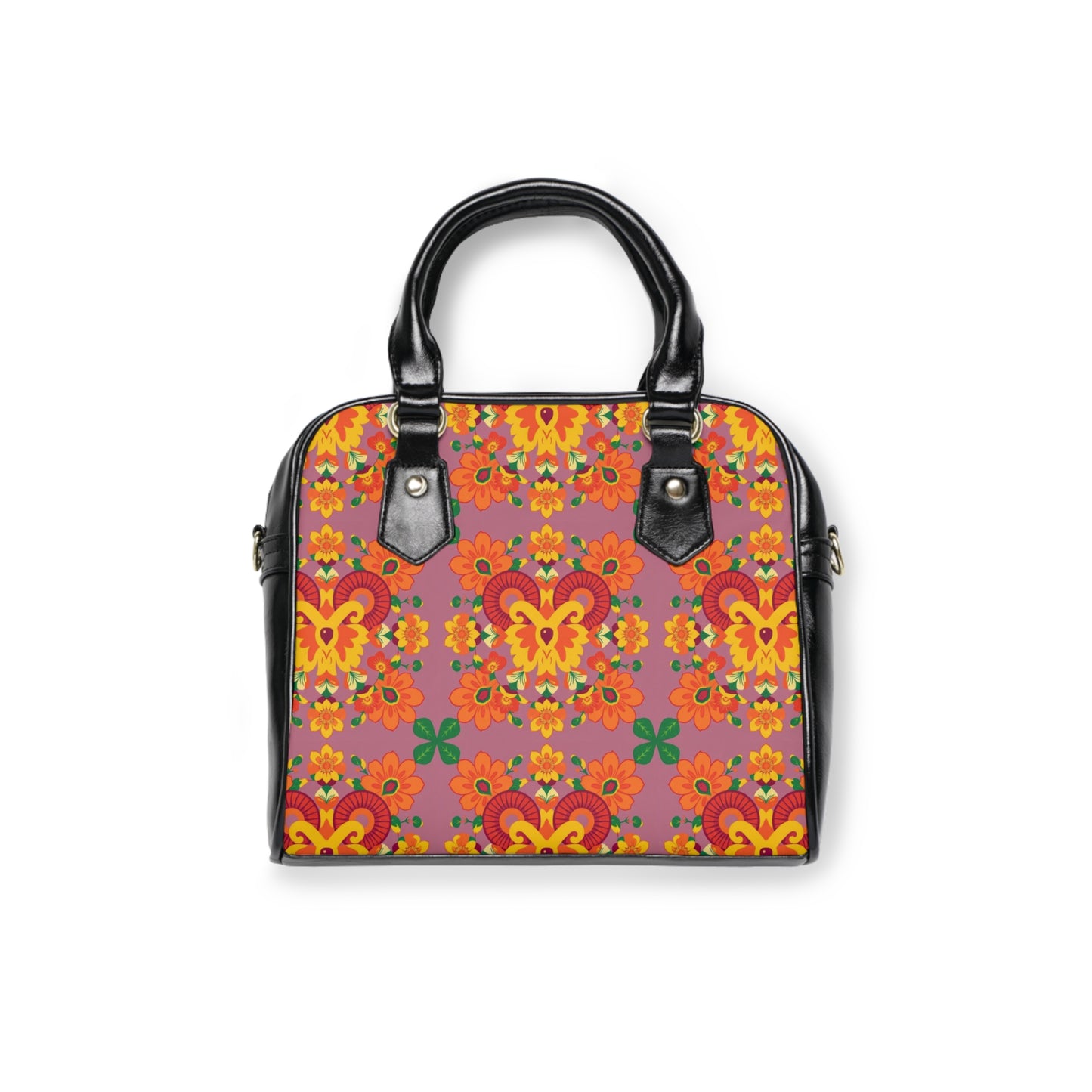 Shoulder Handbag, Aries, Zodiac, Flower Pattern