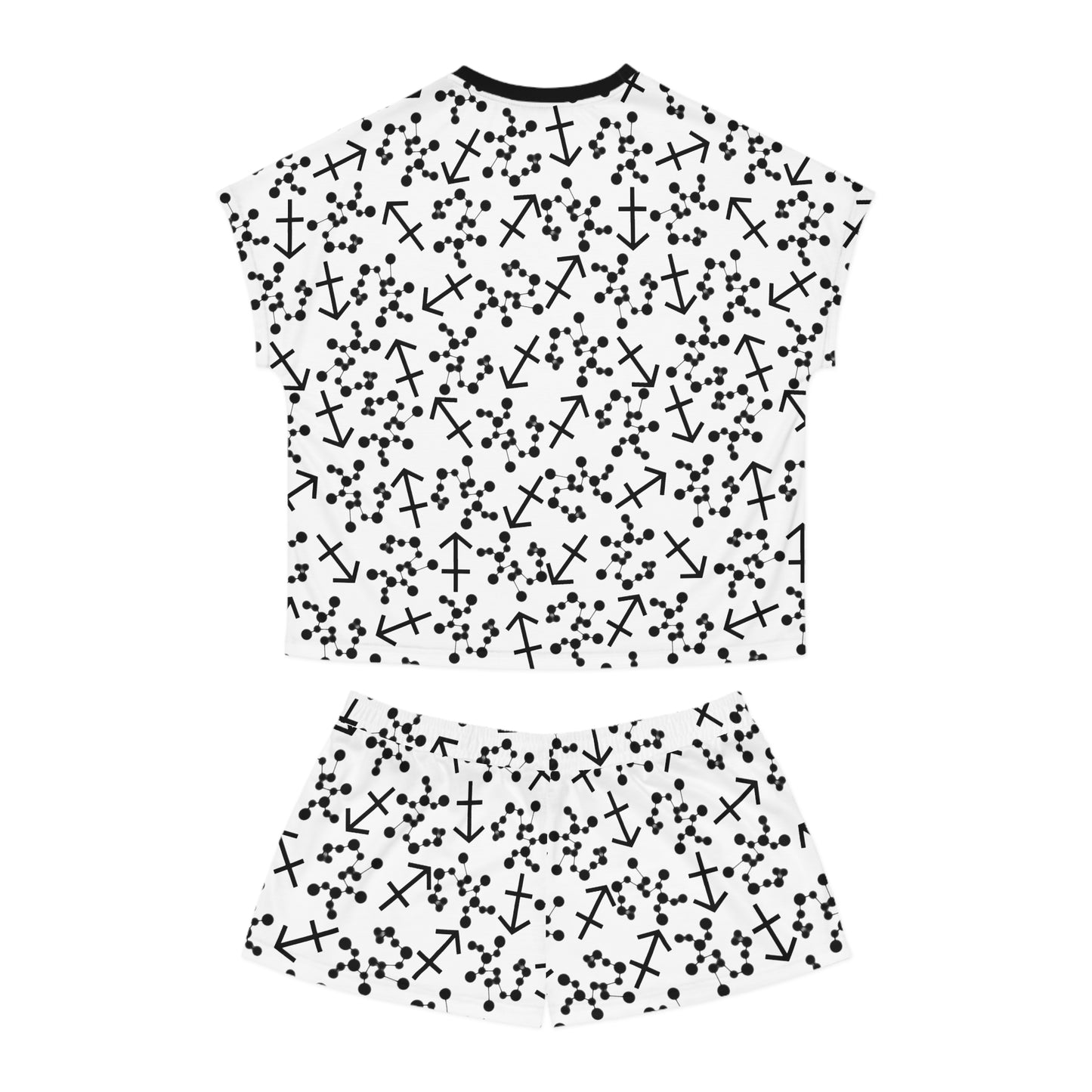Women's Short Pajama Set Sagittarius Zodiac Sign (AOP)