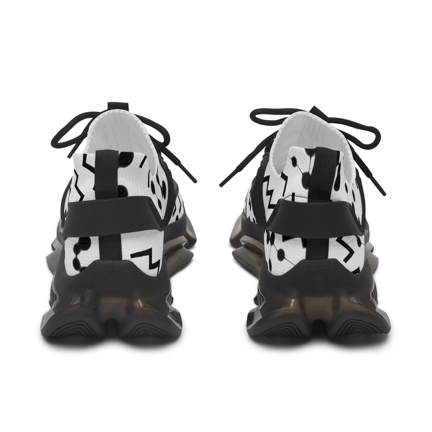 Women's Mesh Sneakers, Constellation & Symbol, Aquarius Zodiac Sign, AOP