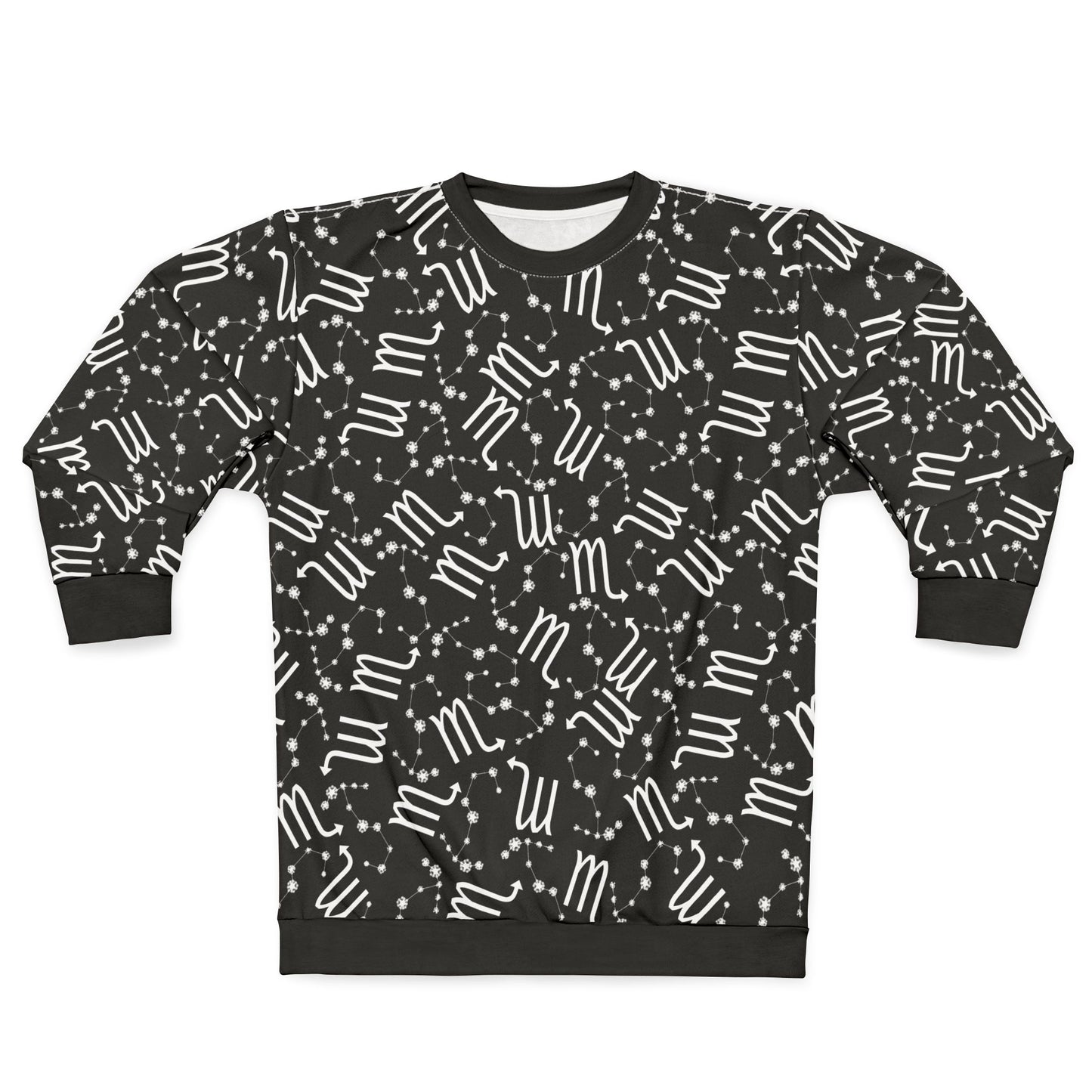Zodiac AOP Unisex Sweatshirt Scorpio Zodiac Sign