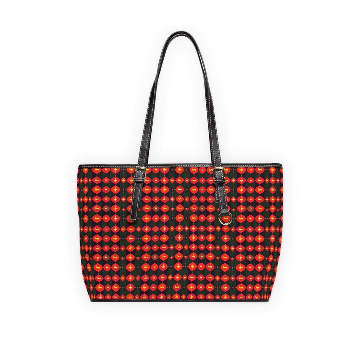 Leather Shoulder Bag, Sagittarius, Zodiac v4, Shapes Pattern