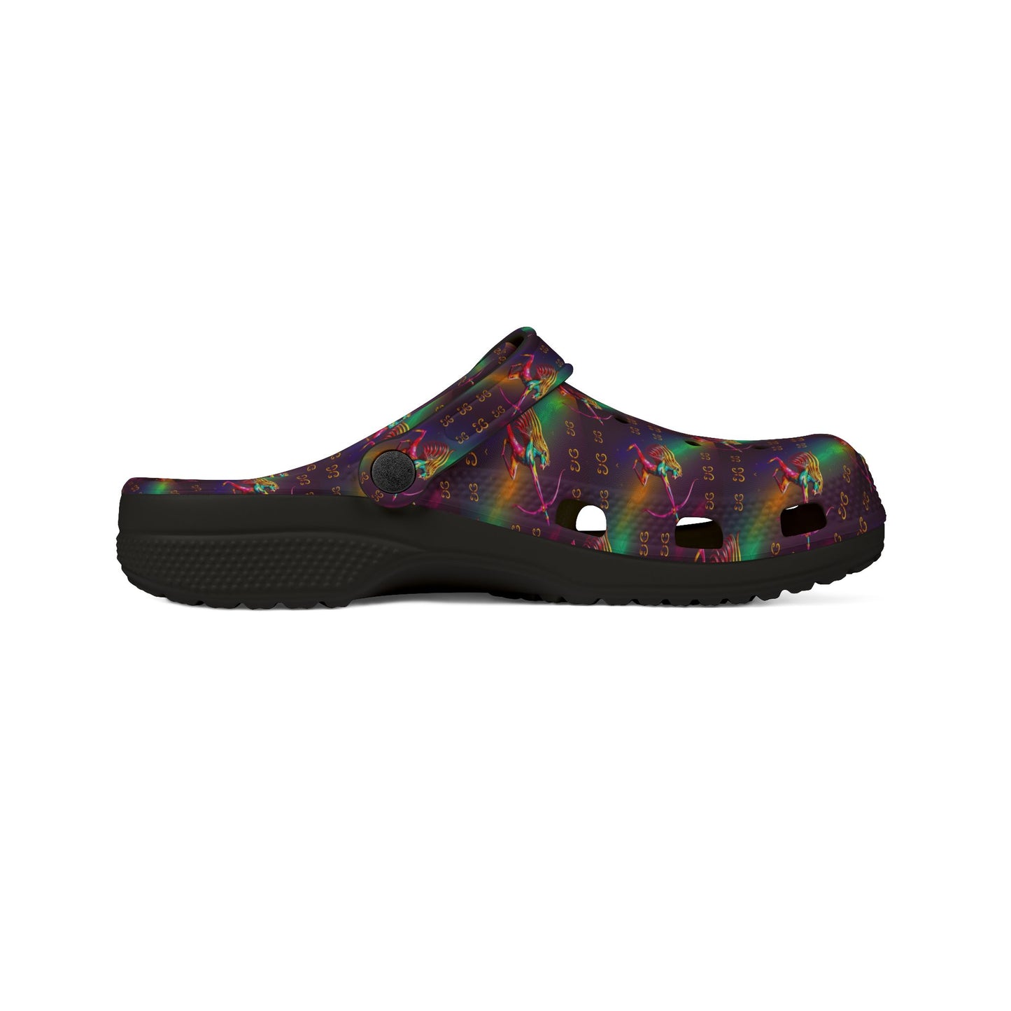 EVA Foam Rubber Shoes, (AOP), Sagittarius, Zodiac v1, Pattern