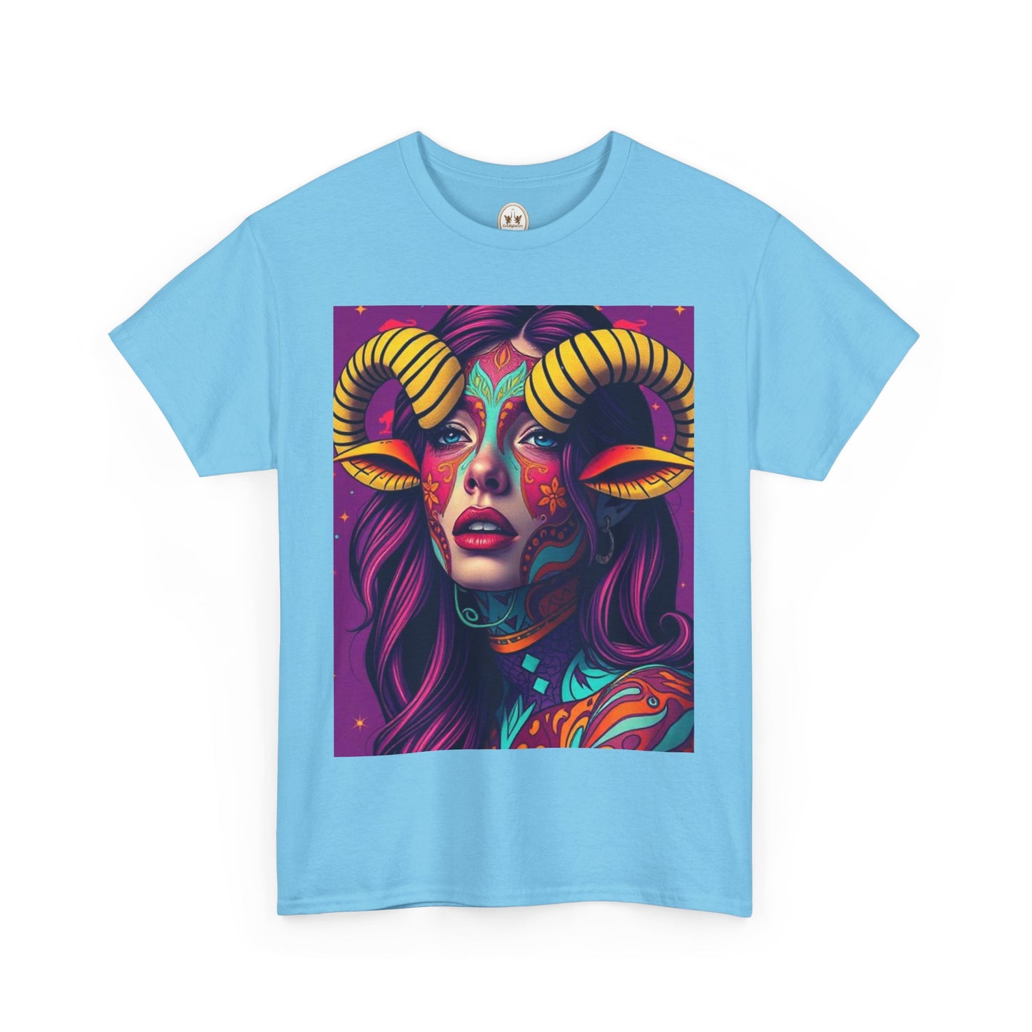 Unisex Heavy Cotton T-Shirt, Taurus, Zodiac v2, Sexy Art