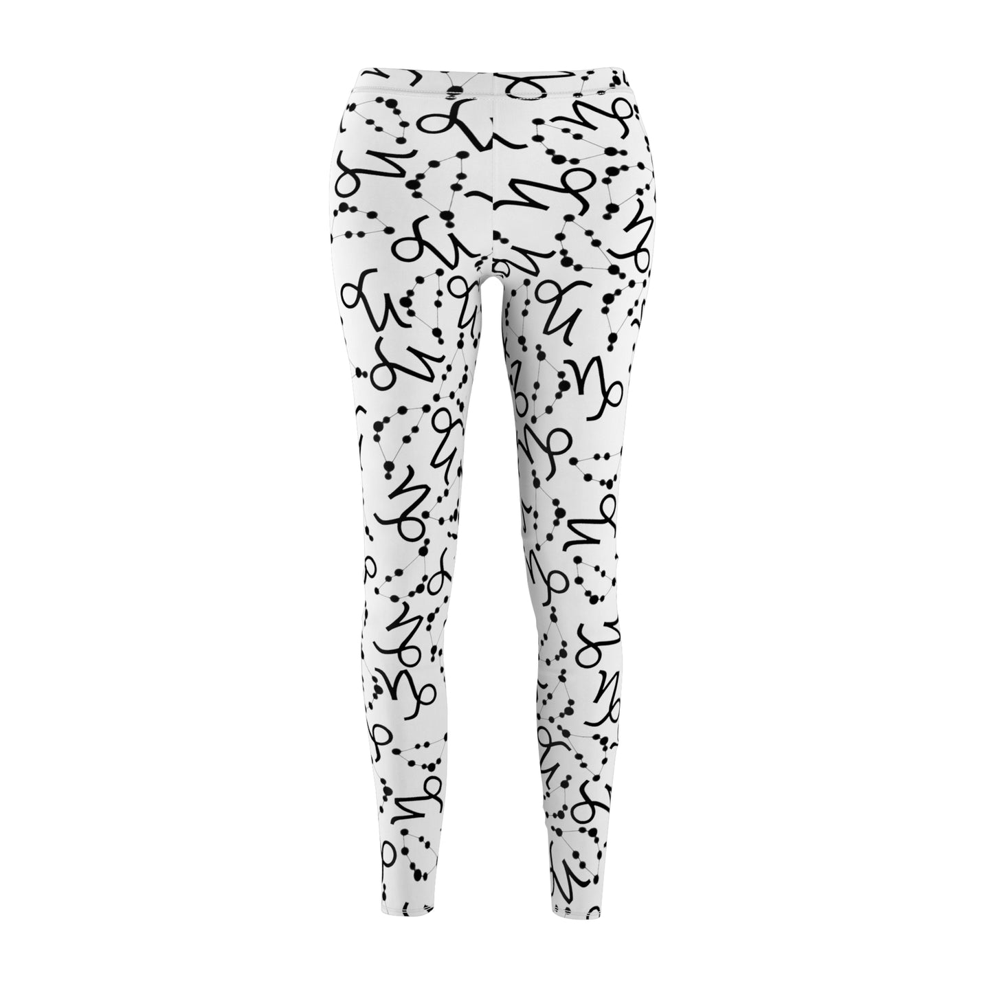 Women's Zodiac Cut & Sew Casual Leggings Capricorn Zodiac sign