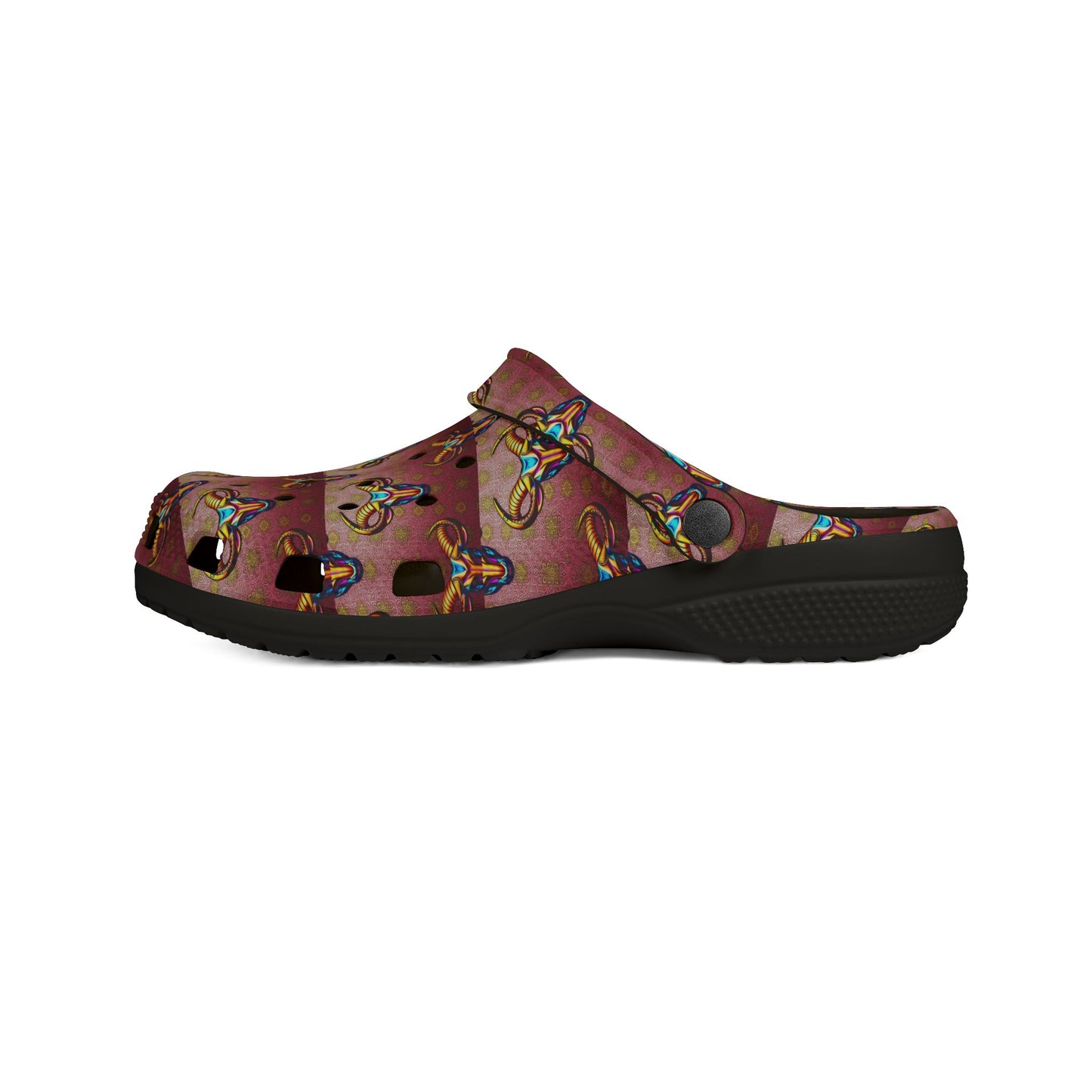 EVA Foam Rubber Shoes, (AOP), Taurus, Zodiac, Pattern