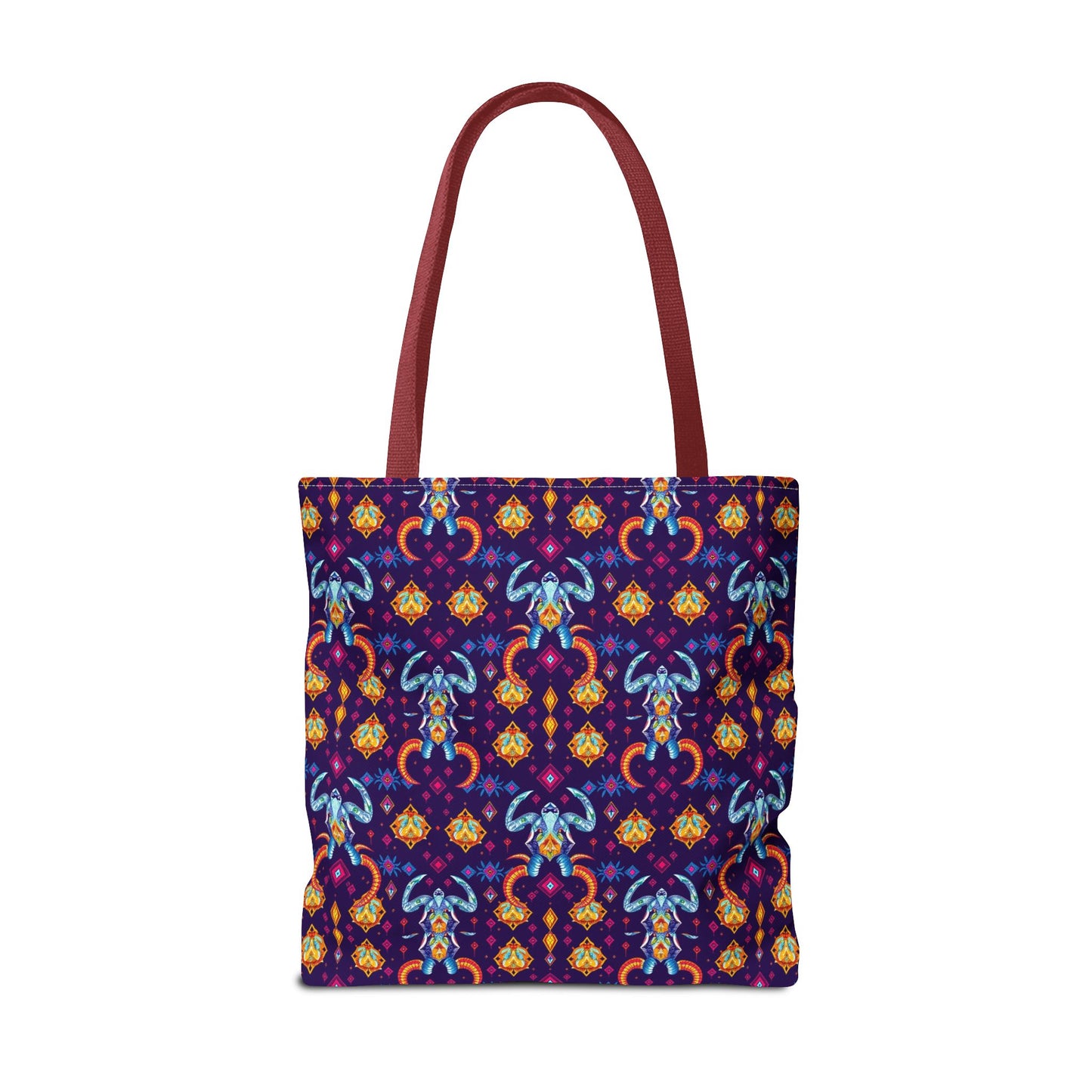 Tote Bag (AOP), Taurus, Zodiac, Jewel Pattern