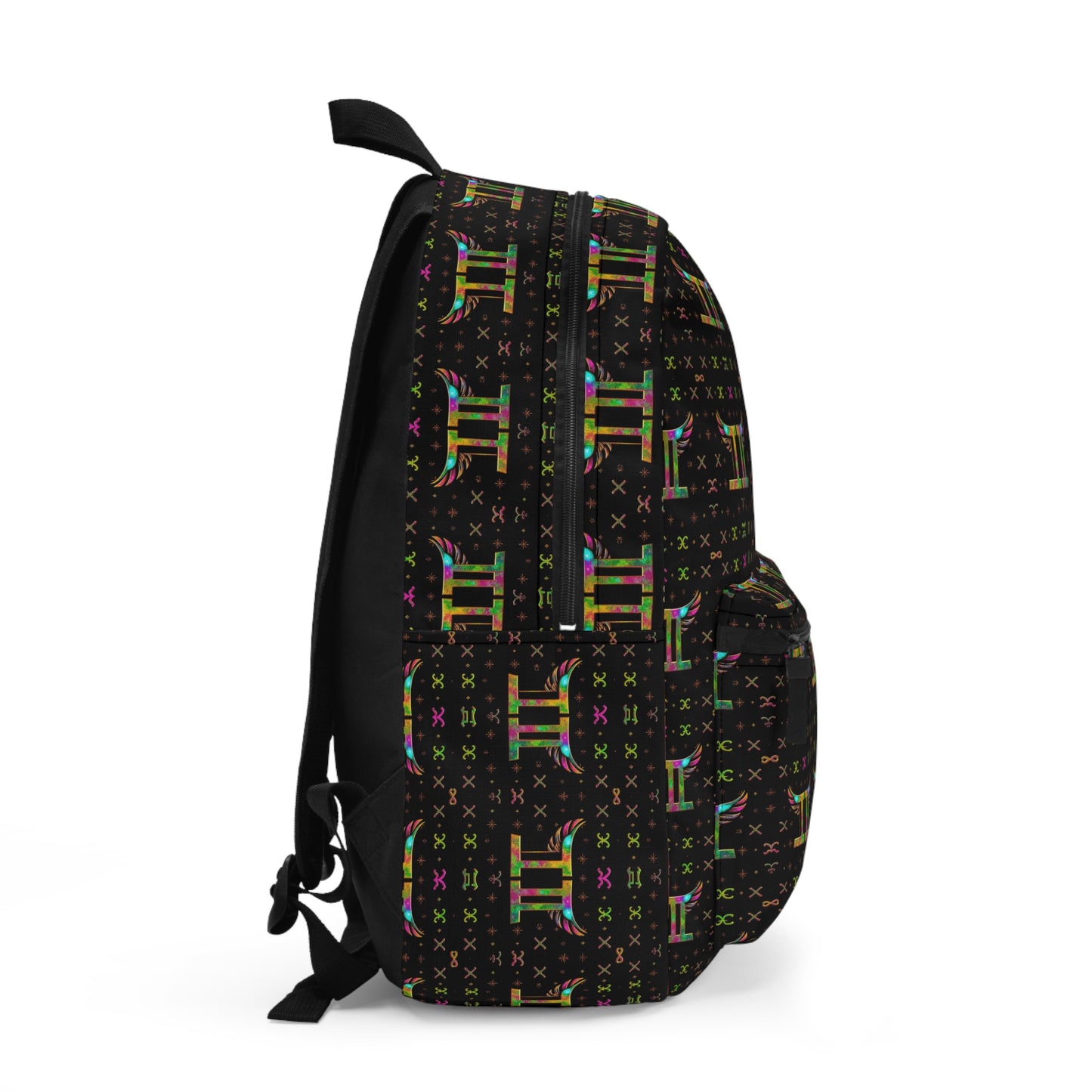 Backpack, Gemini, Zodiac v1, Metal Pattern