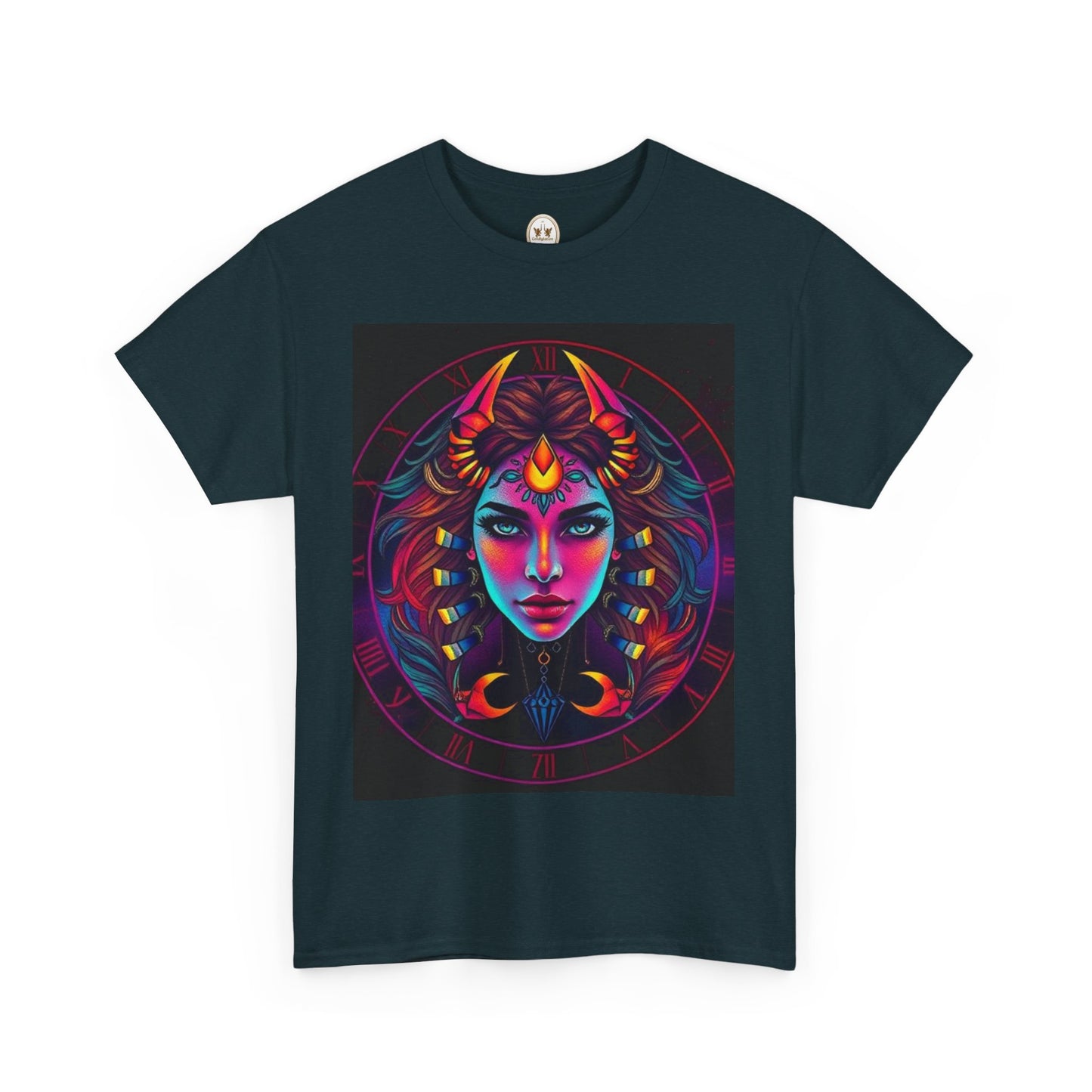 Unisex Heavy Cotton T-Shirt, Scorpio, Zodiac v4, Sexy Art