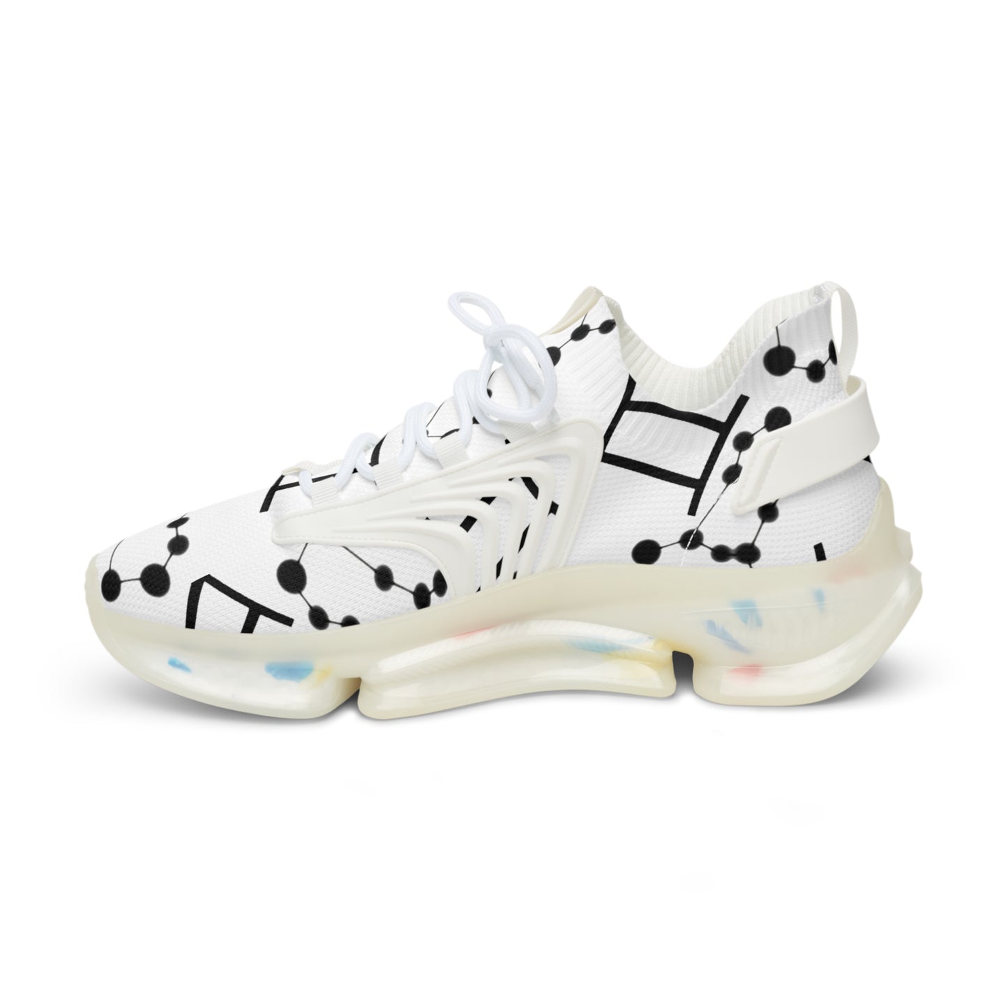 Men's Mesh Sneakers, Gemini Zodiac Sign, all over print