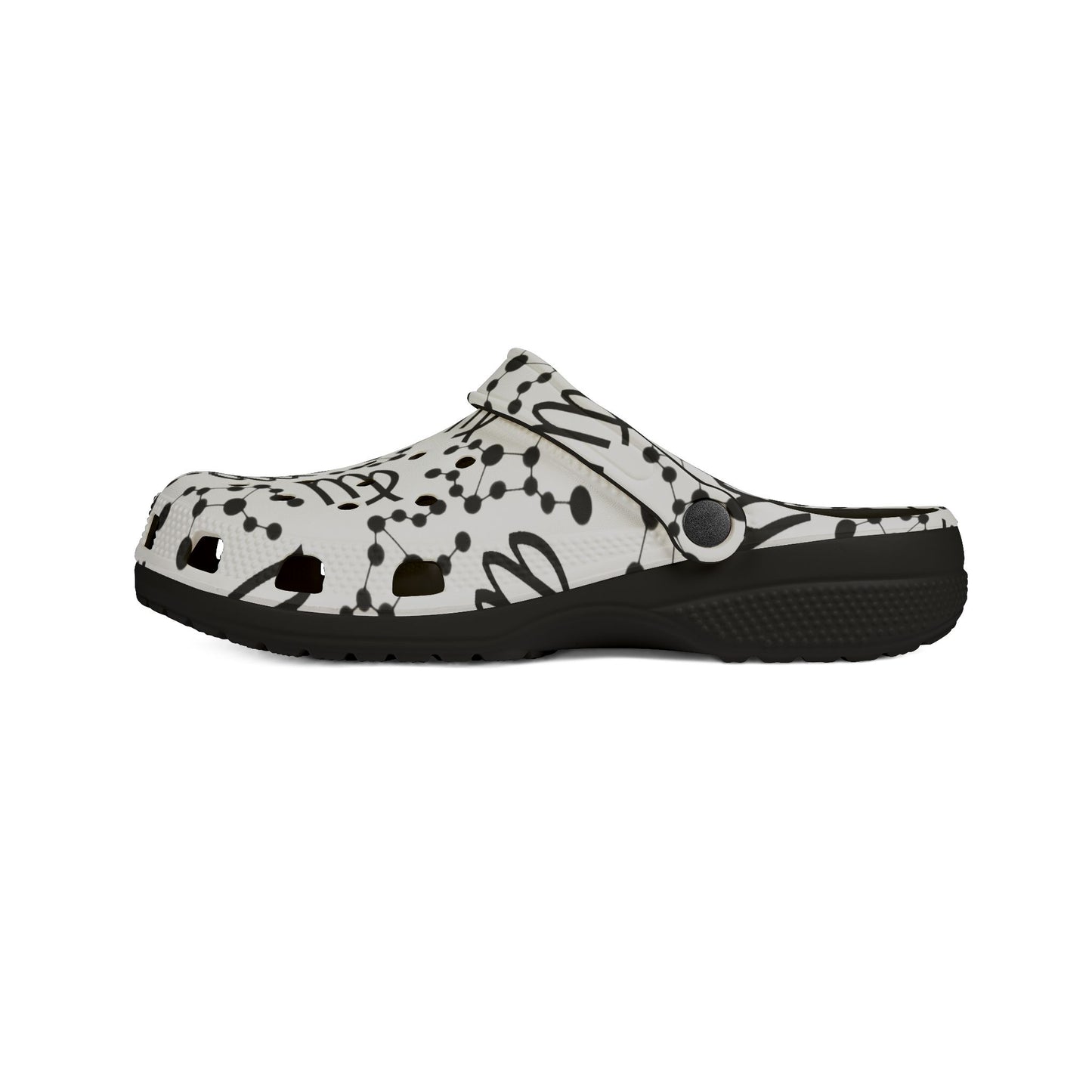 EVA Foam Rubber Shoes (AOP), Material 100% EVA, Virgo Zodiac Design