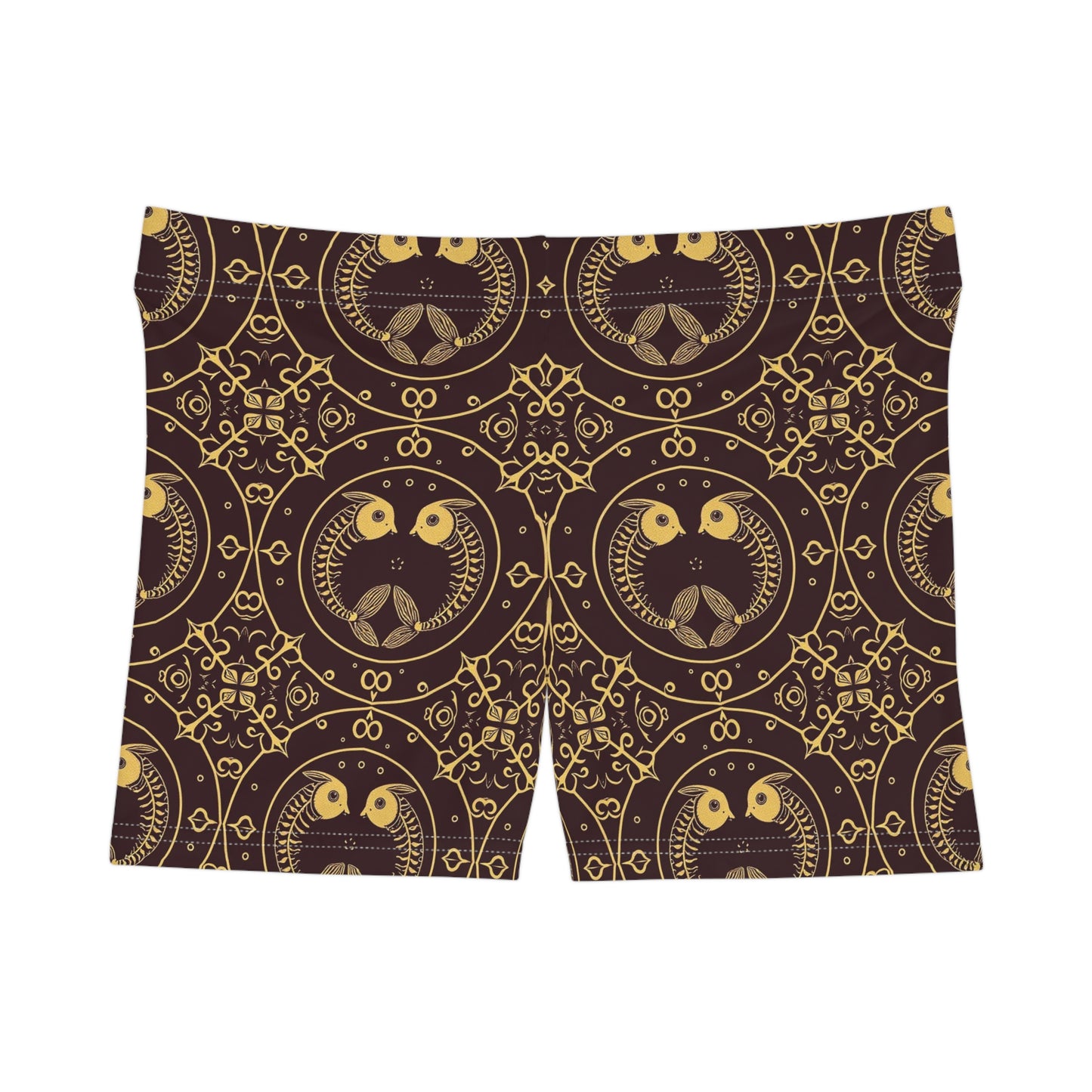 Women's Shorts, AOP, Pisces, Zodiac v1, Pattern