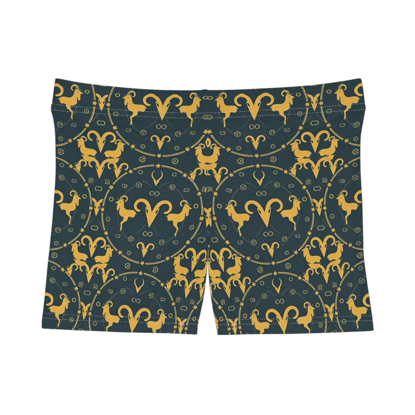 Women's Shorts, AOP, Aries, Zodiac v1, Pattern