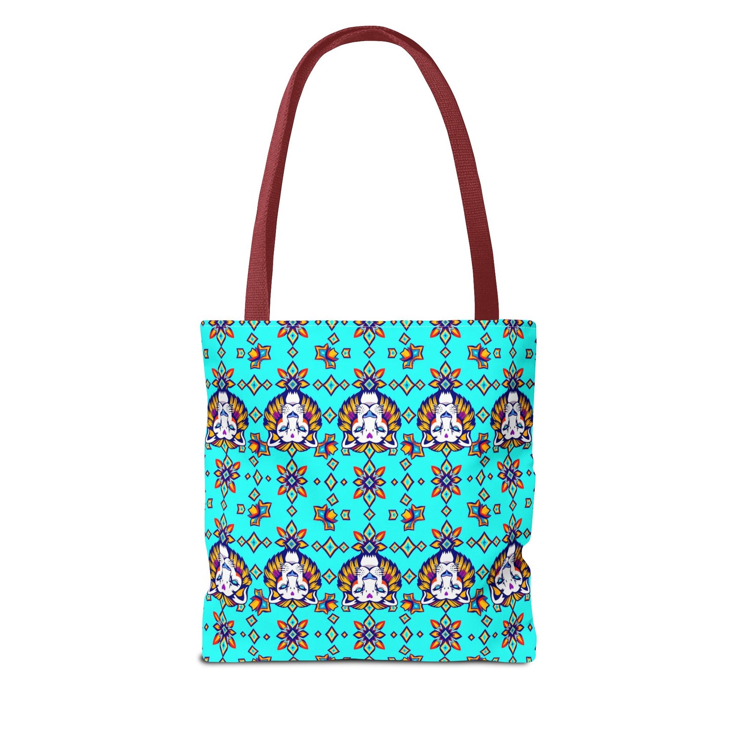 Tote Bag (AOP), Leo, Zodiac v1, Jewel Pattern