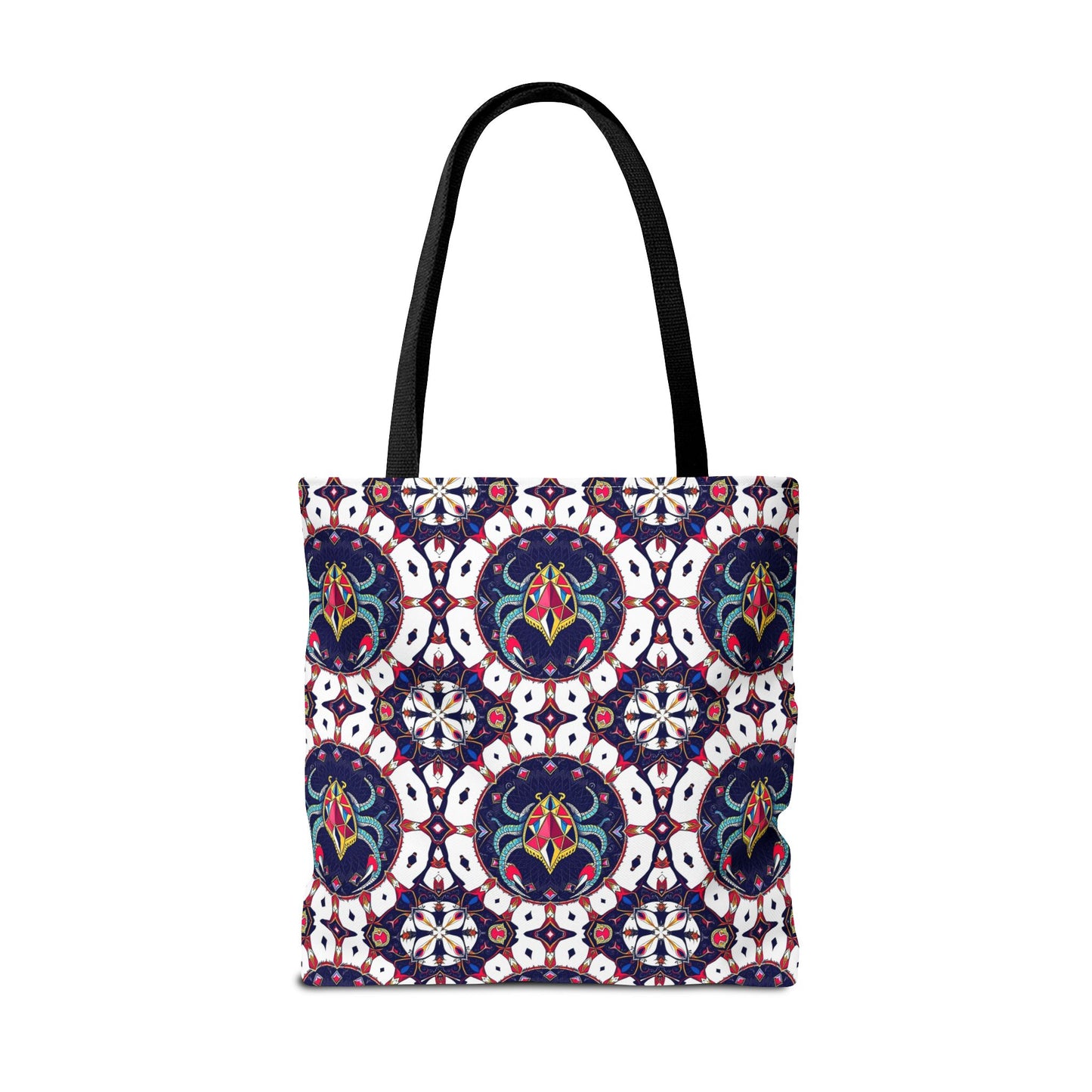 Tote Bag (AOP), Scorpio, Zodiac v1, Jewel Pattern
