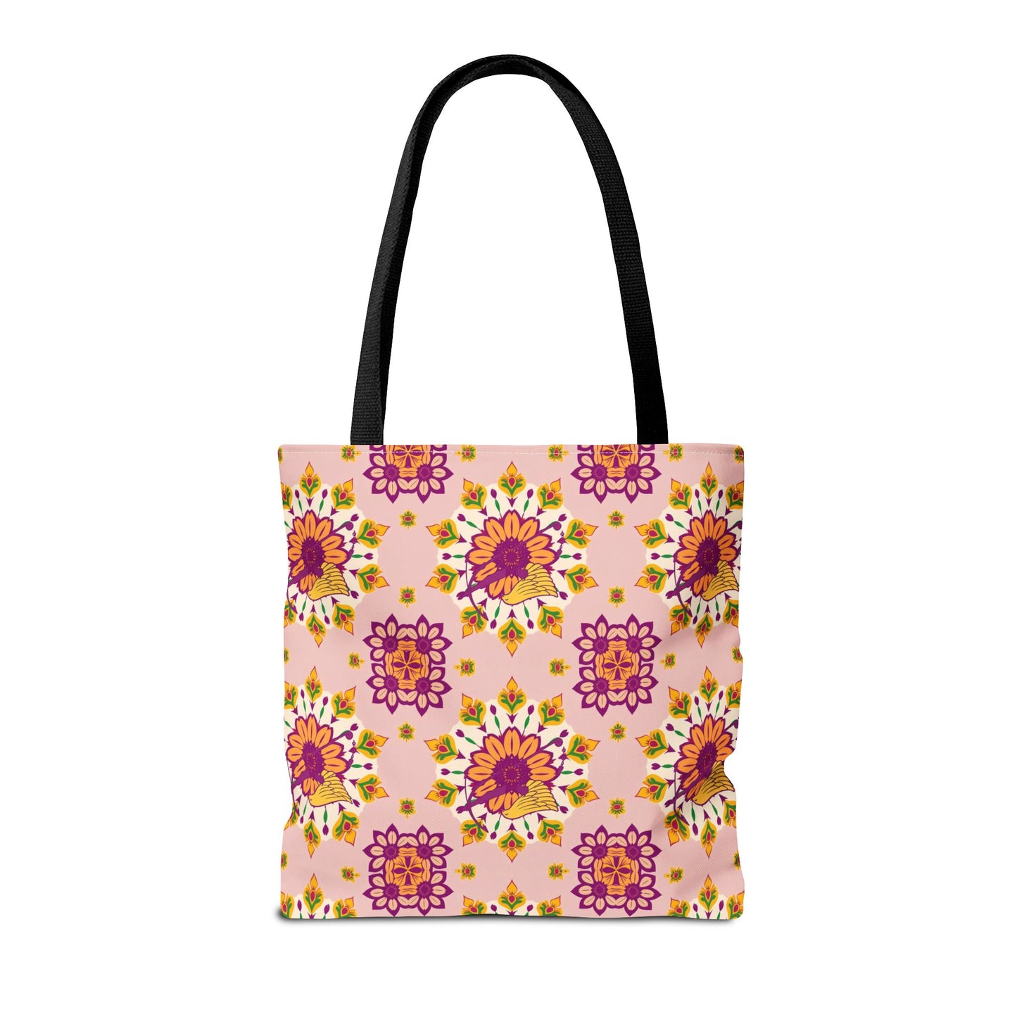 Tote Bag (AOP), Sagittarius, Zodiac, Flower Pattern