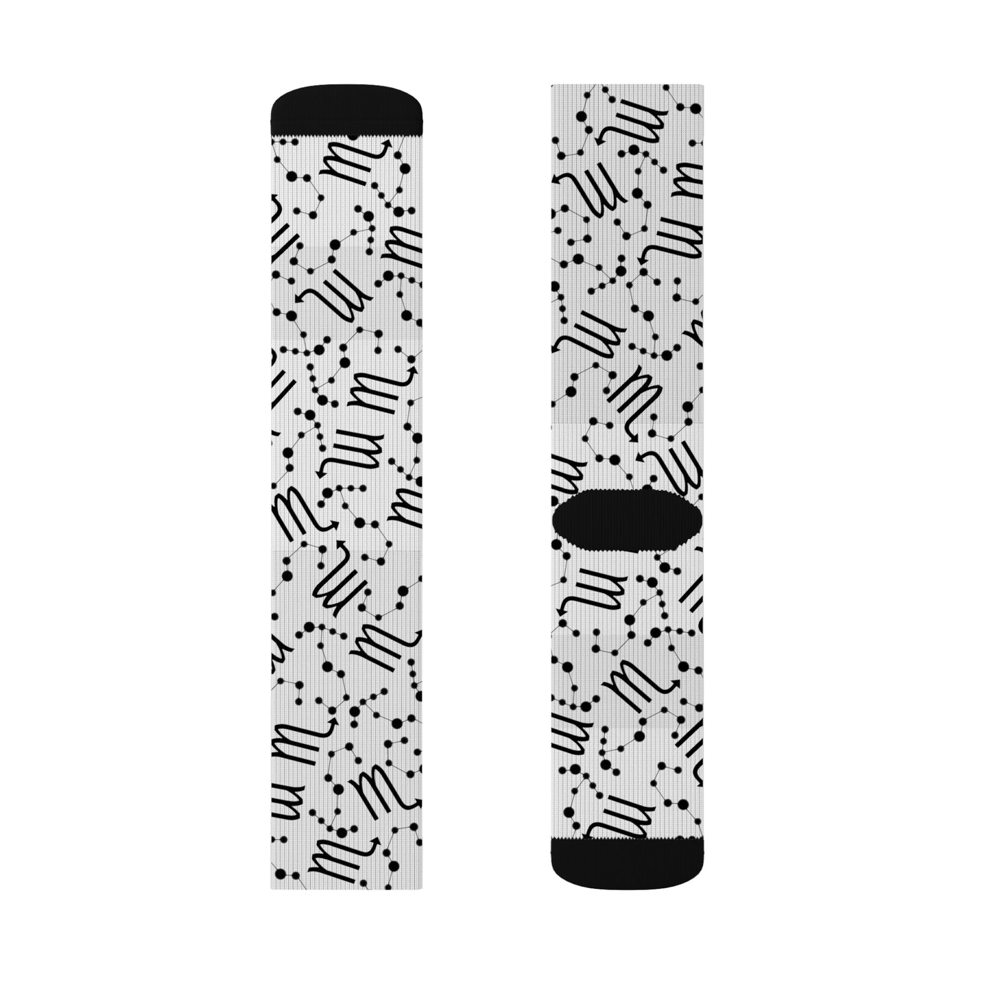 Zodiac Sublimation Socks Scorpio Zodiac sign