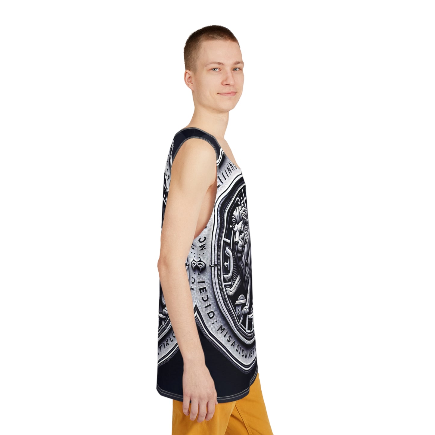 Men's Tank (AOP), Regular fit, Gemini Zodiac Sign