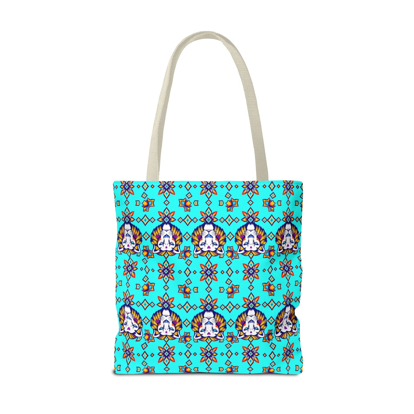 Tote Bag (AOP), Leo, Zodiac v1, Jewel Pattern