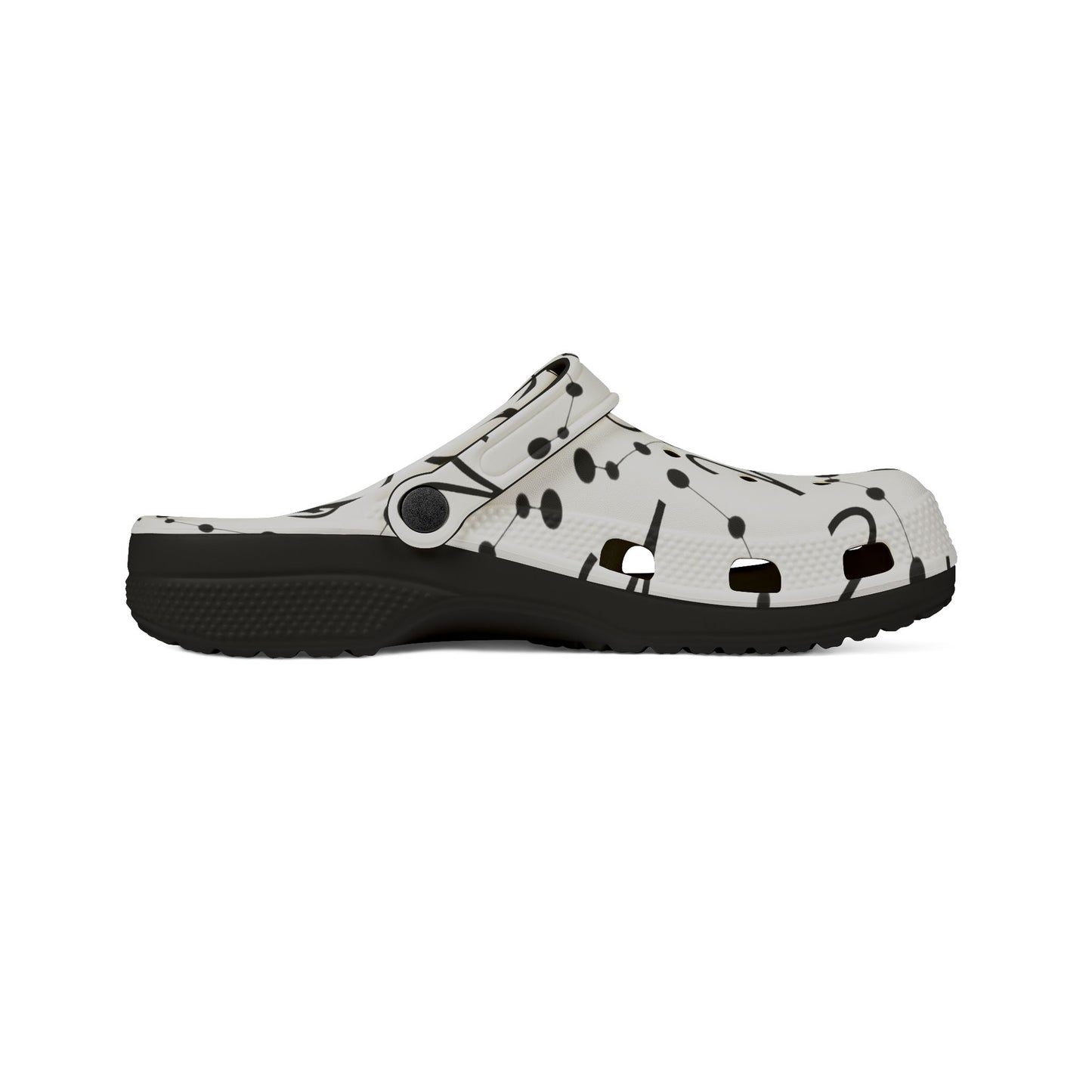 EVA Foam Rubber Shoes (AOP), Material 100% EVA, Aries Zodiac Design