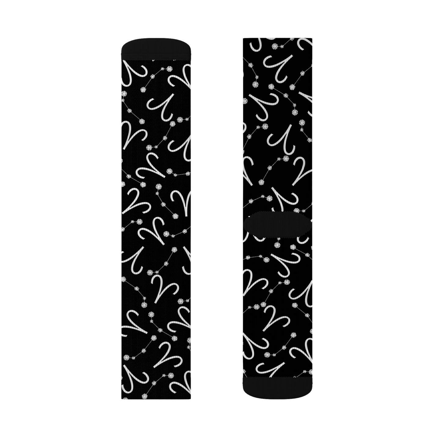 Zodiac Sublimation Socks Aries Zodiac sign