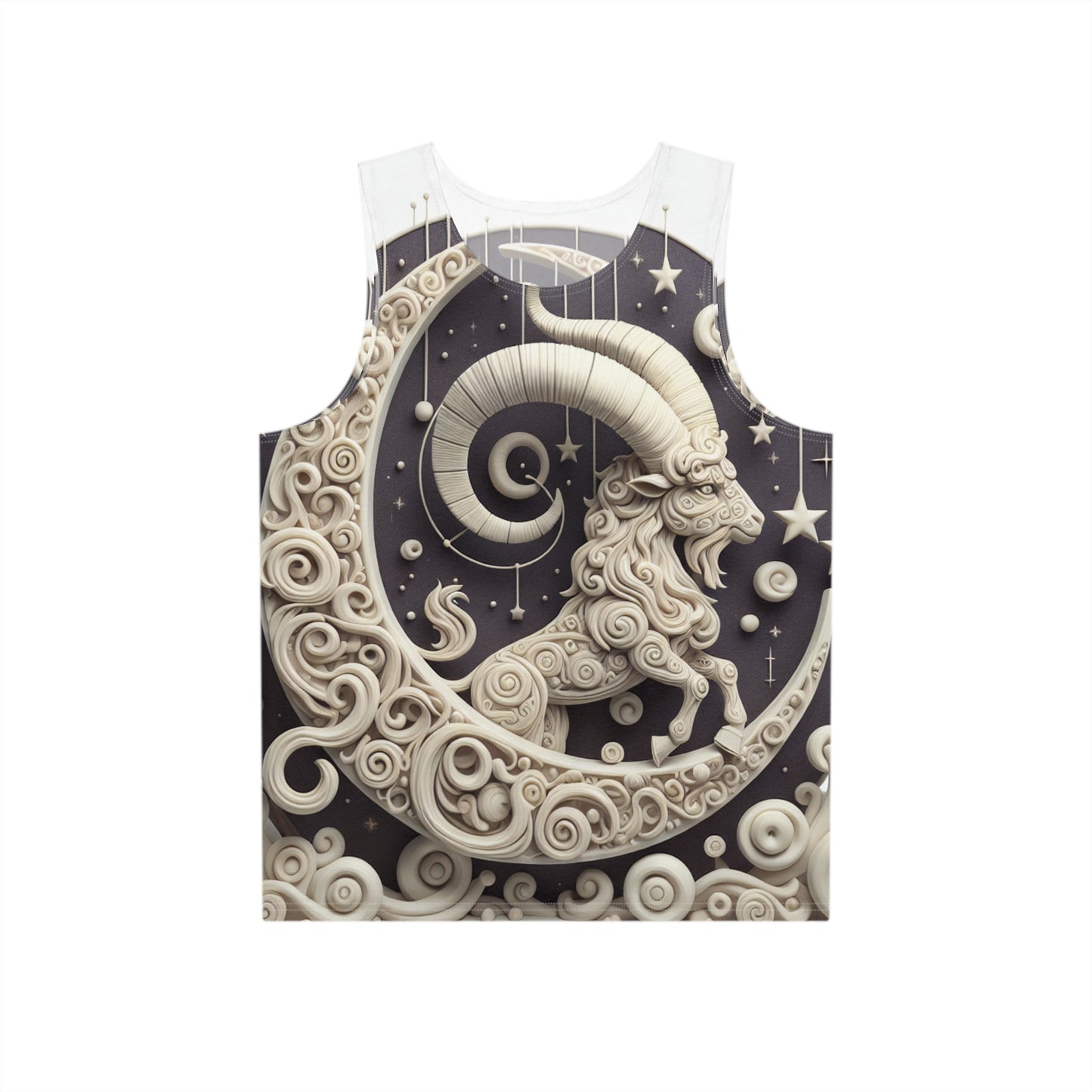 Men's Tank (AOP), Regular fit, Capricorn Zodiac Sign