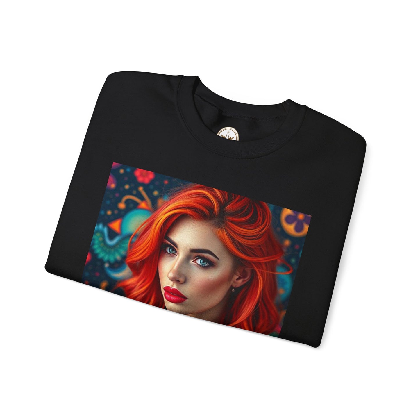 Unisex Heavy Blend™ Crewneck Sweatshirt, Aquarius, Zodiac v1, Sexy Pattern