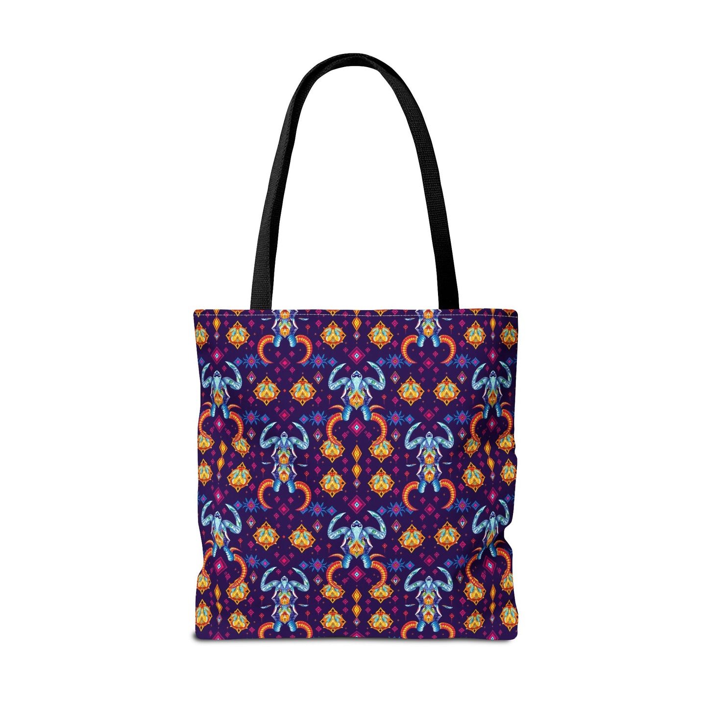 Tote Bag (AOP), Taurus, Zodiac, Jewel Pattern