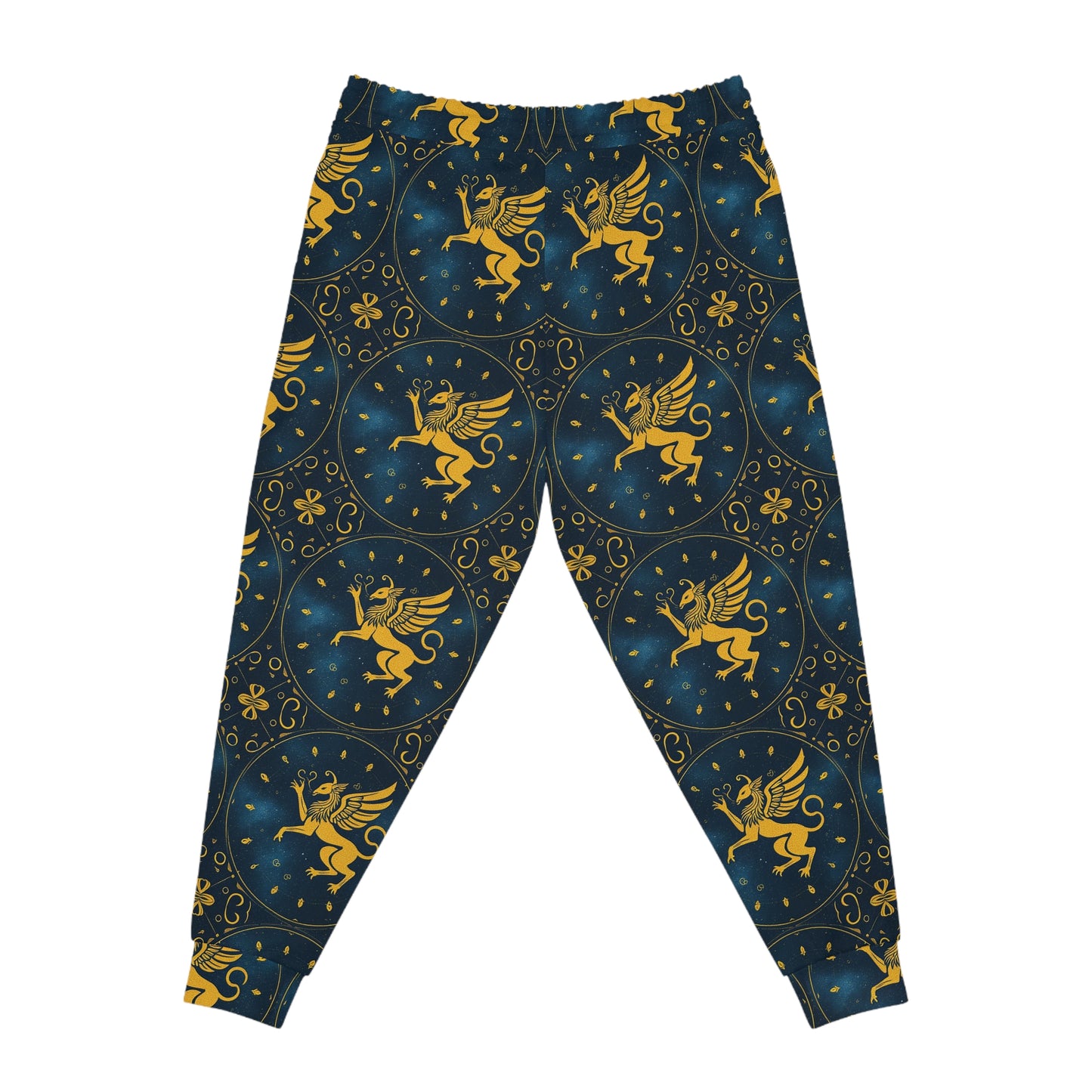 Athletic Joggers, Zodiac Design, Pattern, Virgo, AOP