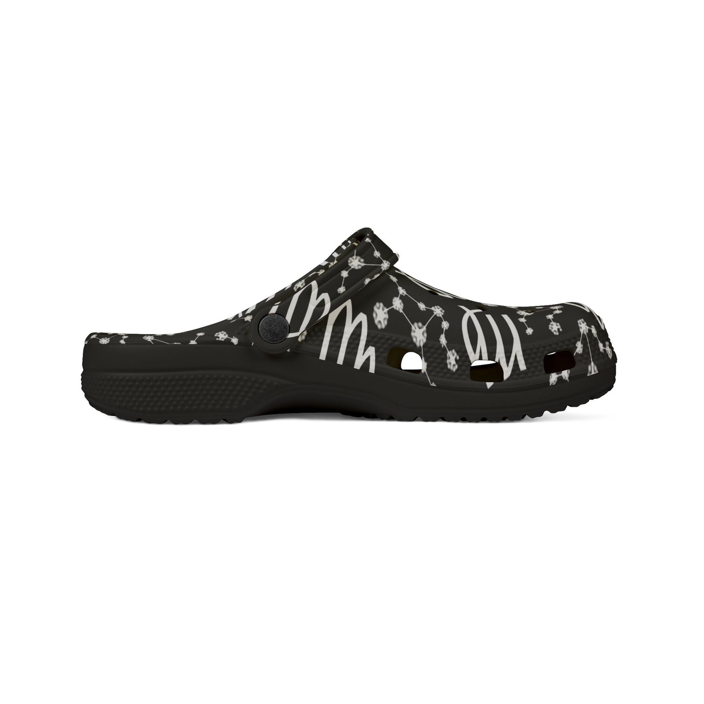 EVA Foam Rubber Shoes (AOP), Material 100% EVA, Virgo Zodiac Design